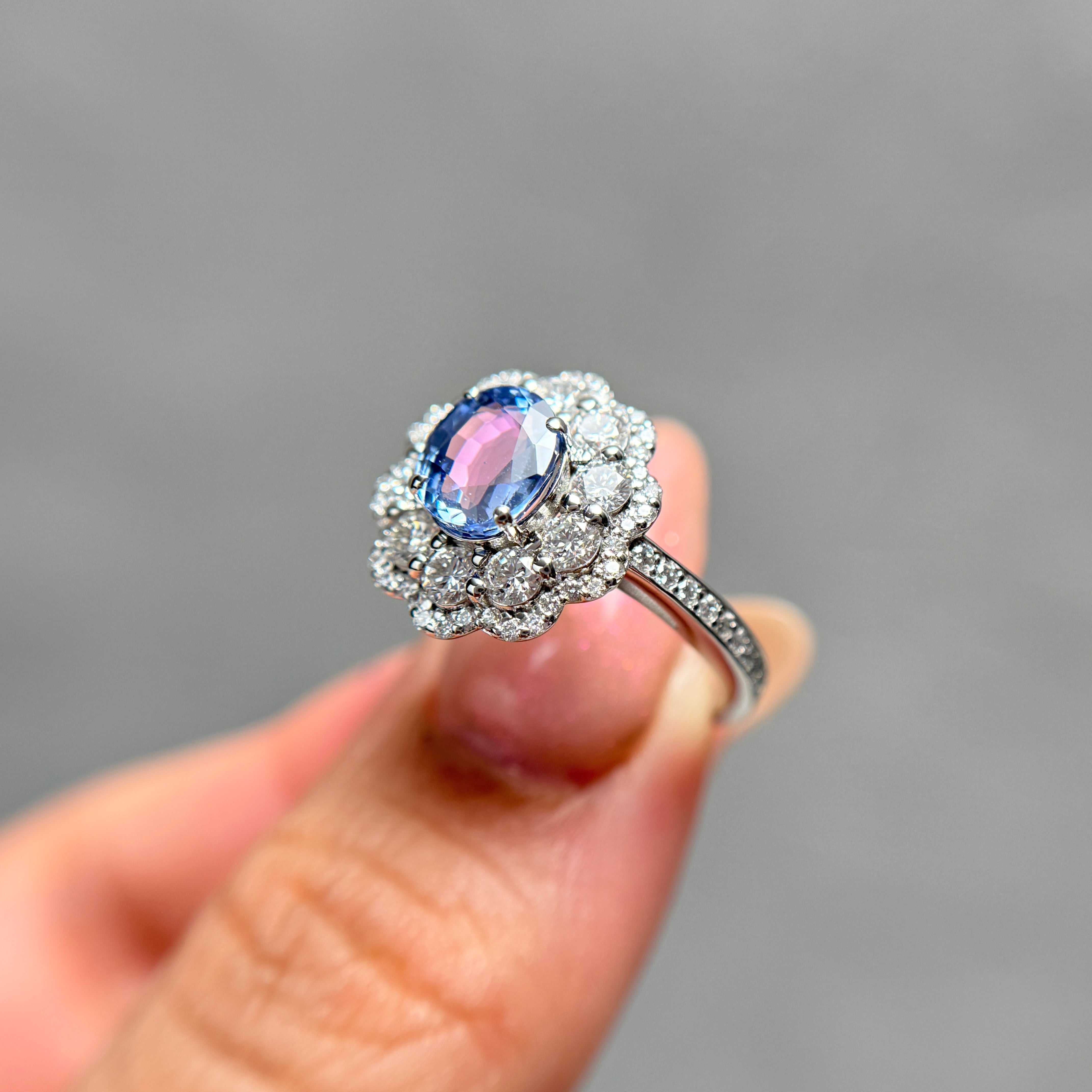 【GIA】〈一点物〉10:スリランカ産ノーヒートサファイアリング(最短お届け対象)