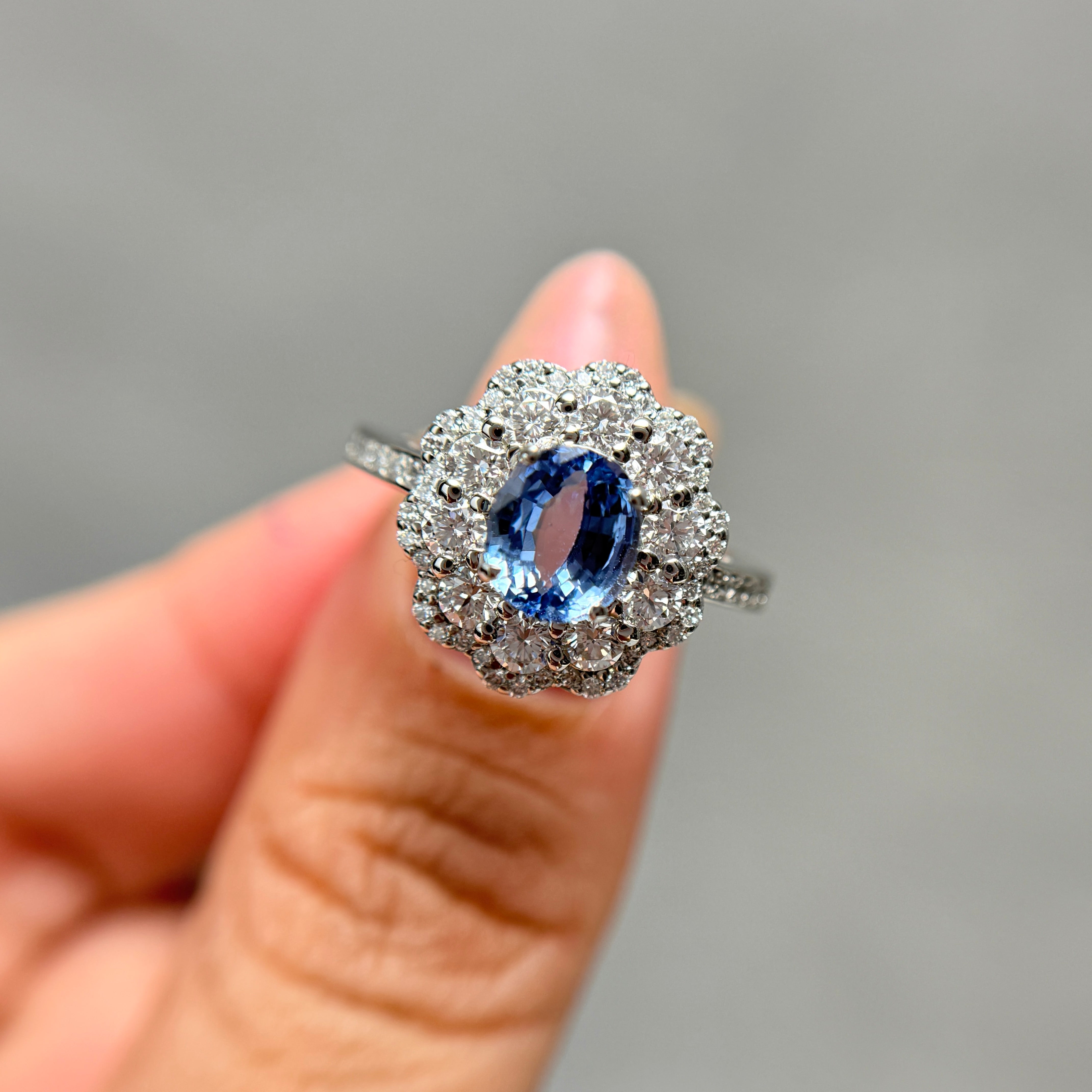 【GIA】〈一点物〉10:スリランカ産ノーヒートサファイアリング(最短お届け対象)