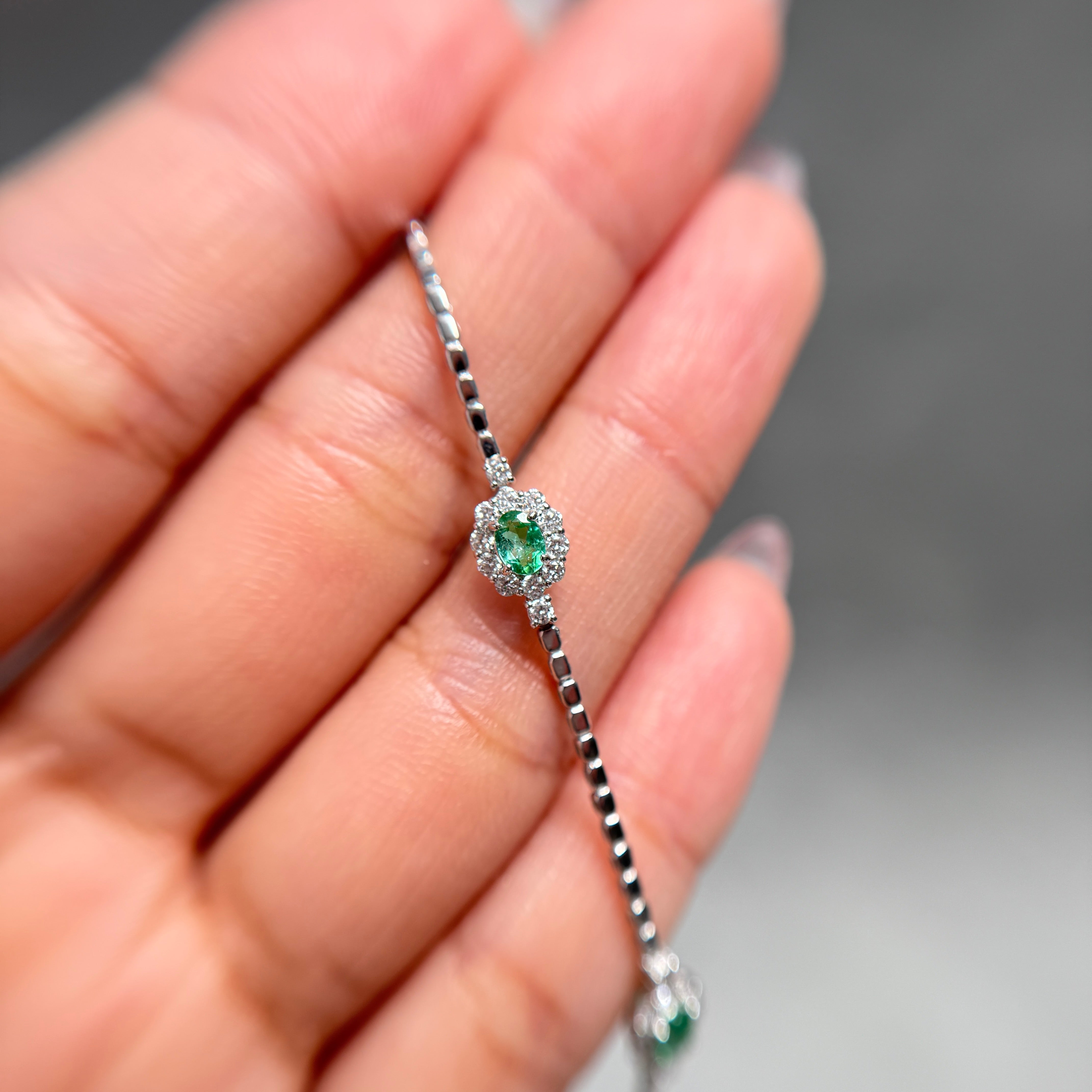 【GIA】〈一点物〉171:ブラジル産パライバトルマリンブレスレット