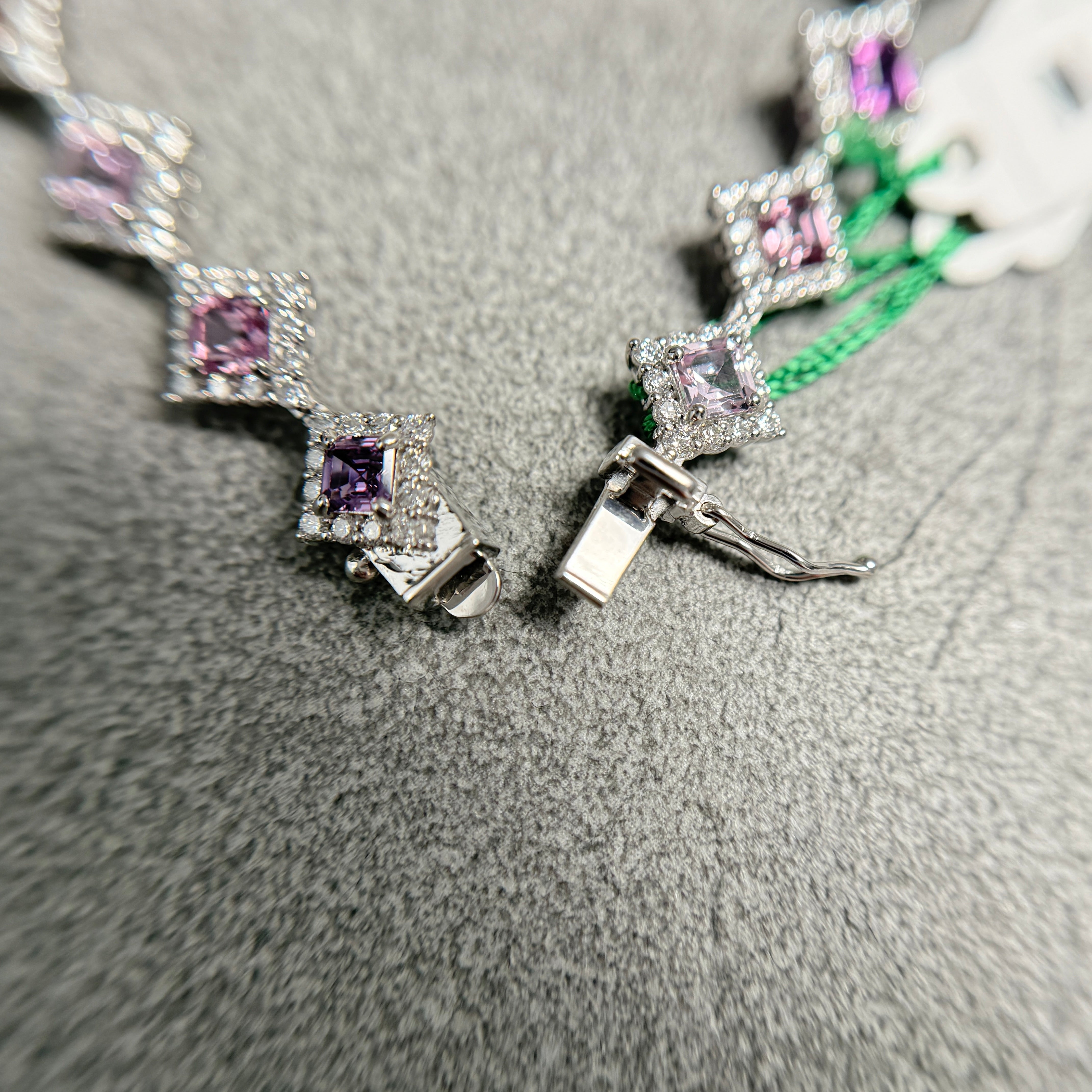 【GIA】〈一点物〉170:ノーヒートマルチカラーサファイアブレスレット