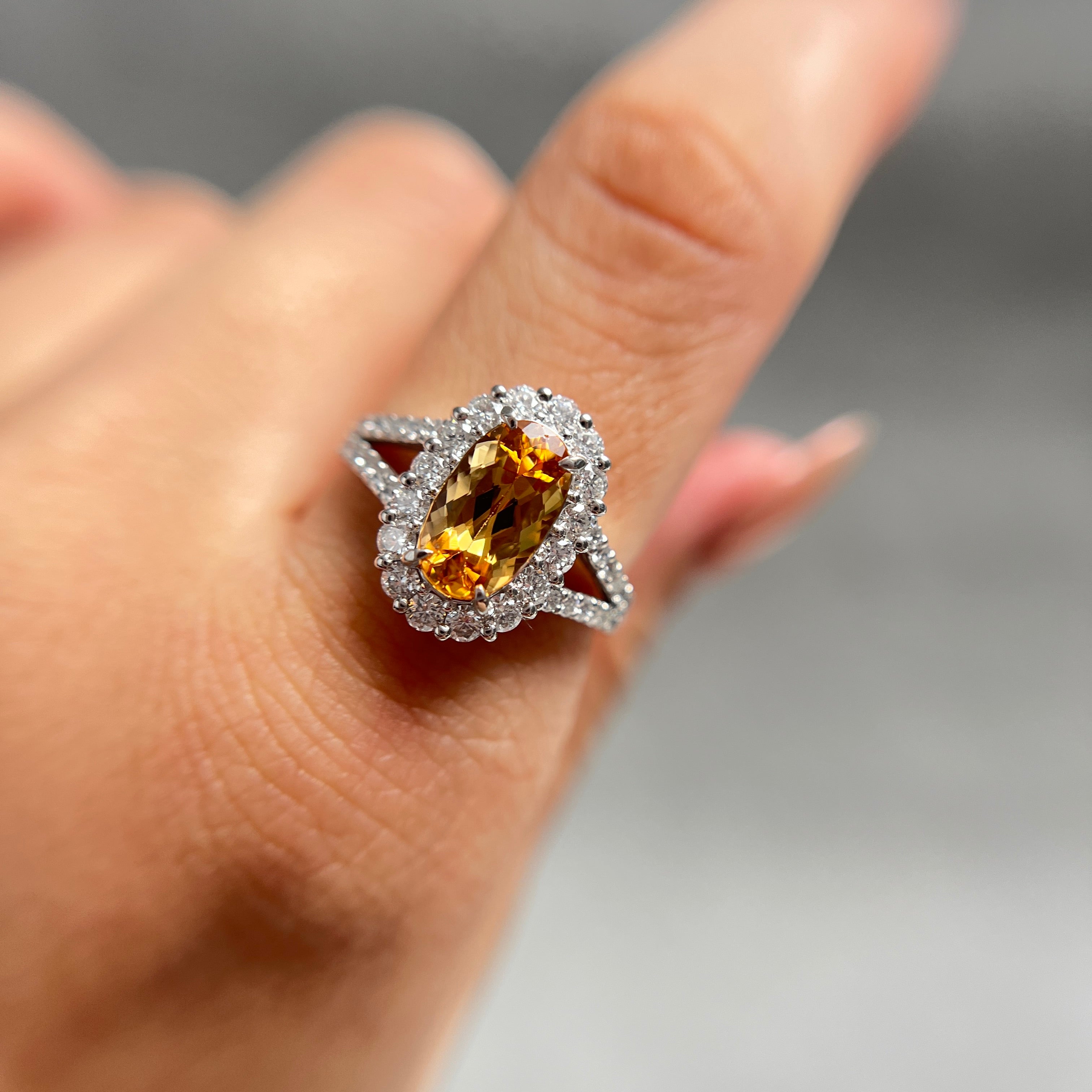 【GIA】〈一点物〉79:インペリアルトパーズリング(最短お届け対象)