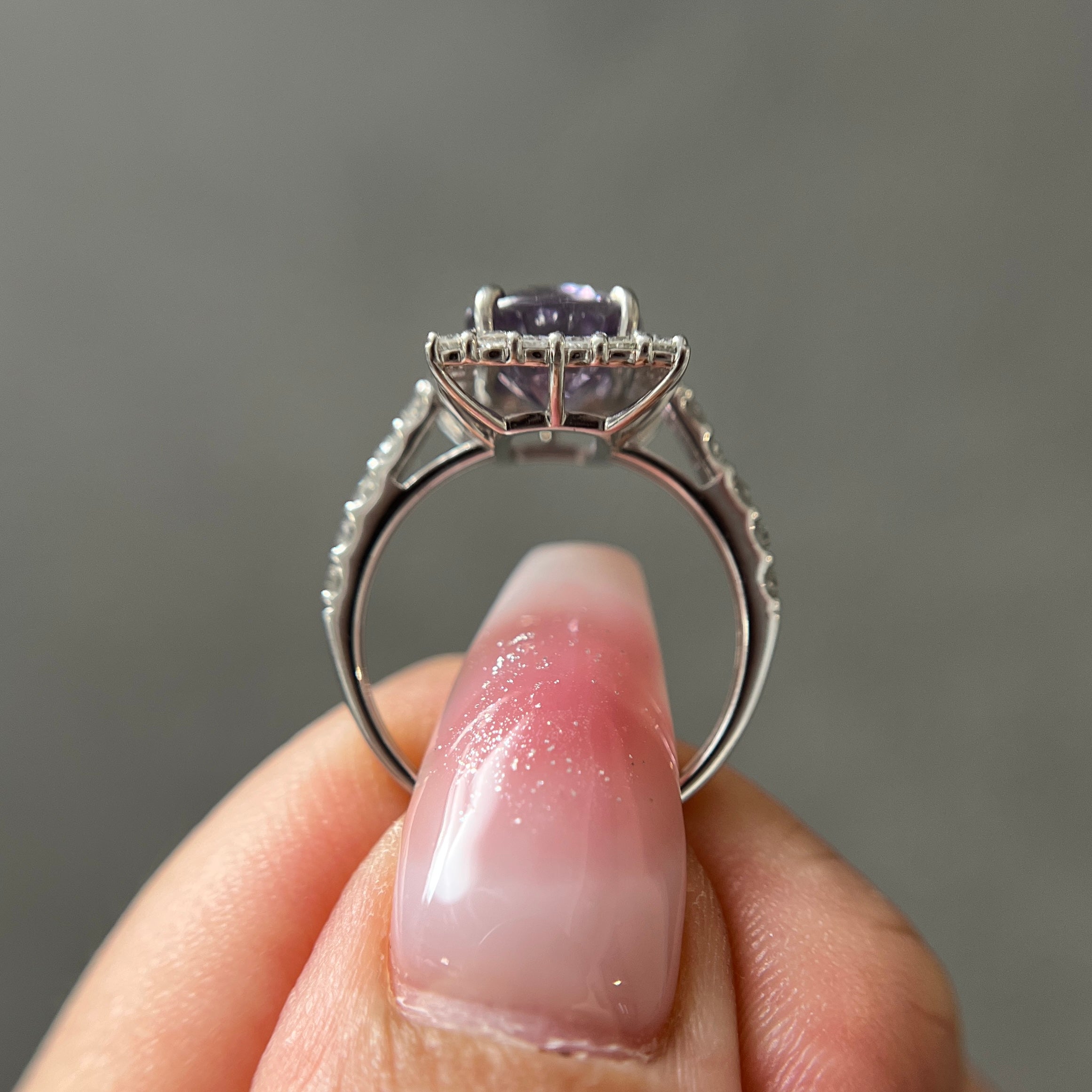 20:【GIA】ノーヒートパープルサファイア リング