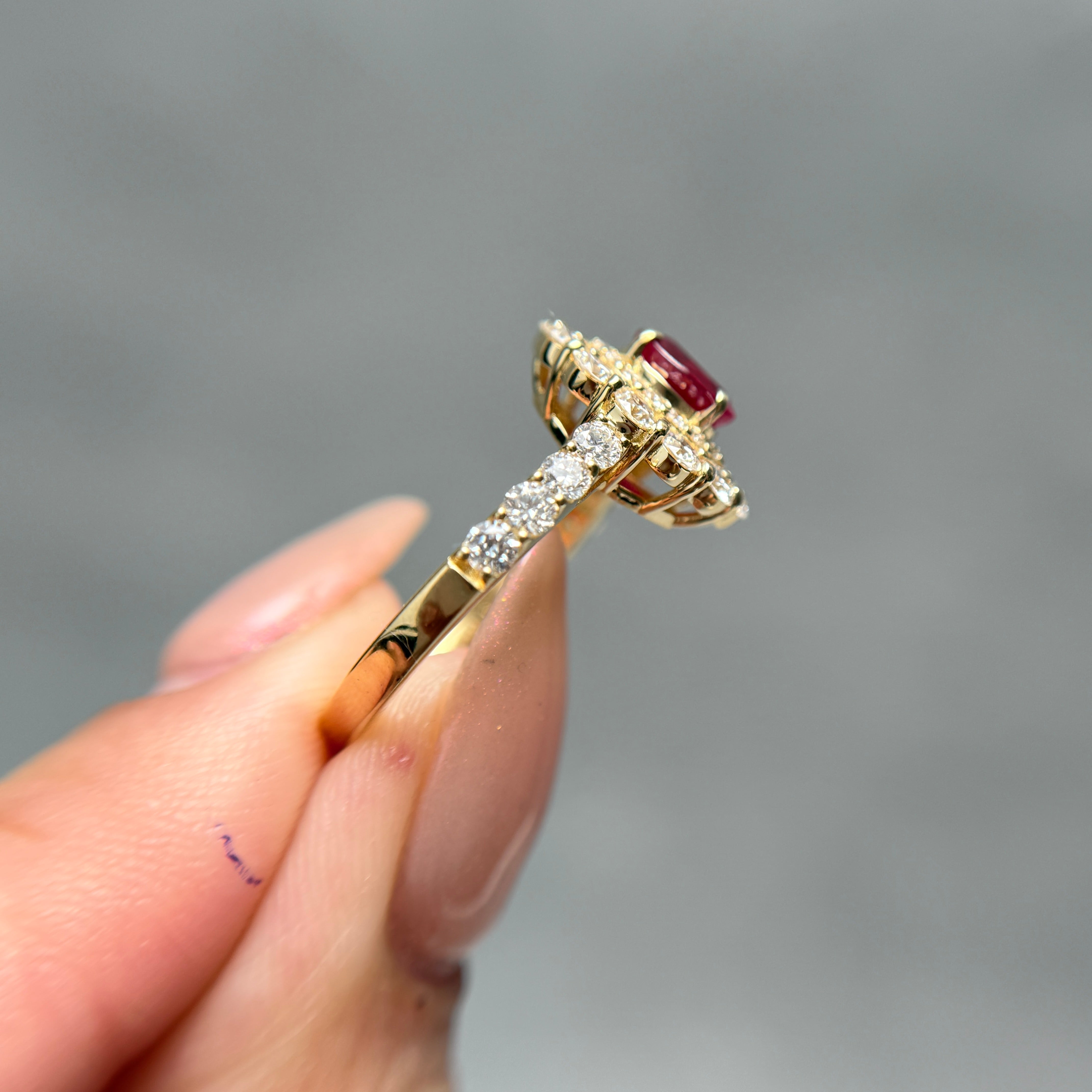 【GIA】〈一点物〉9:ビルマ産ルビーリング(最短お届け対象)