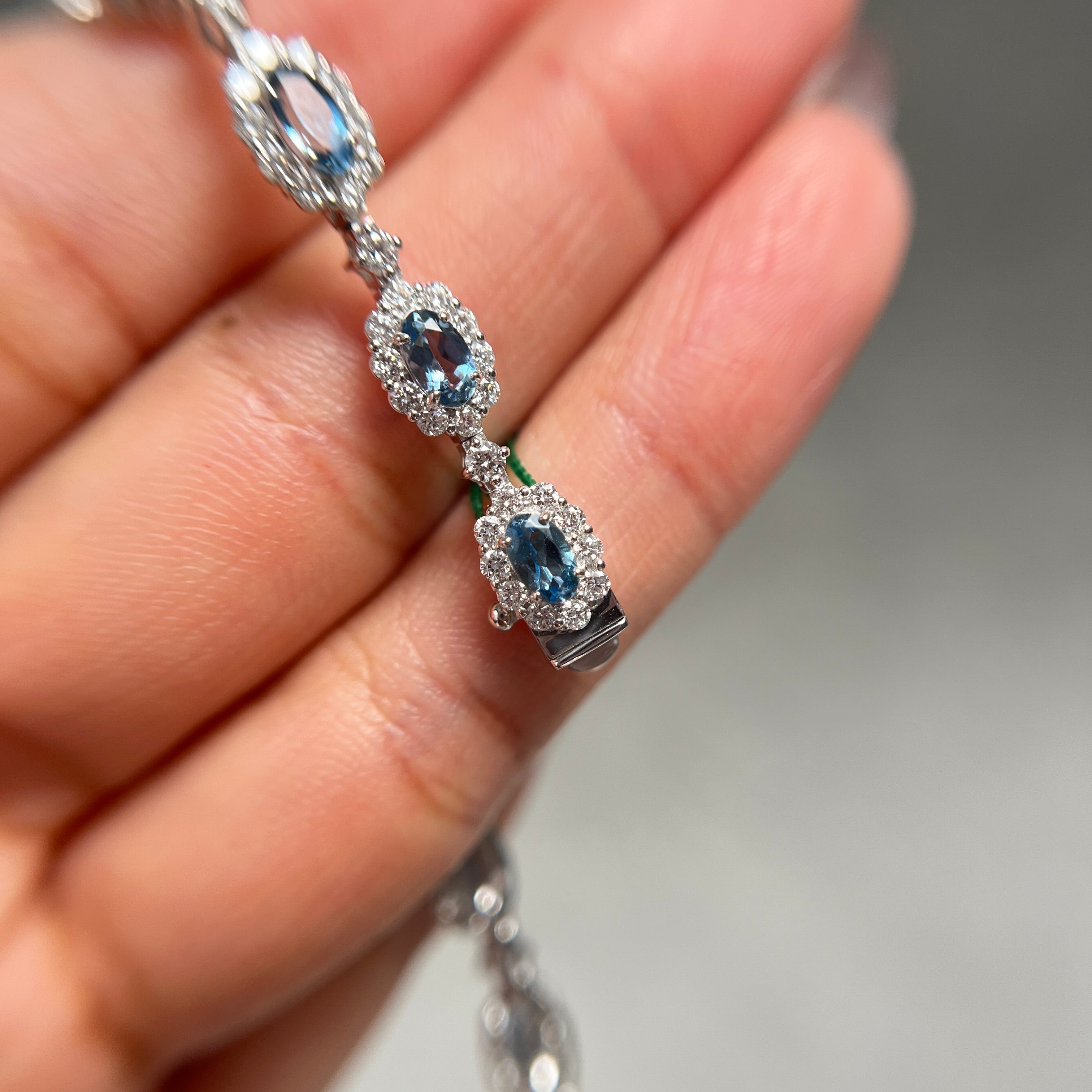 〈一点物〉175:アクワマリンブレスレット