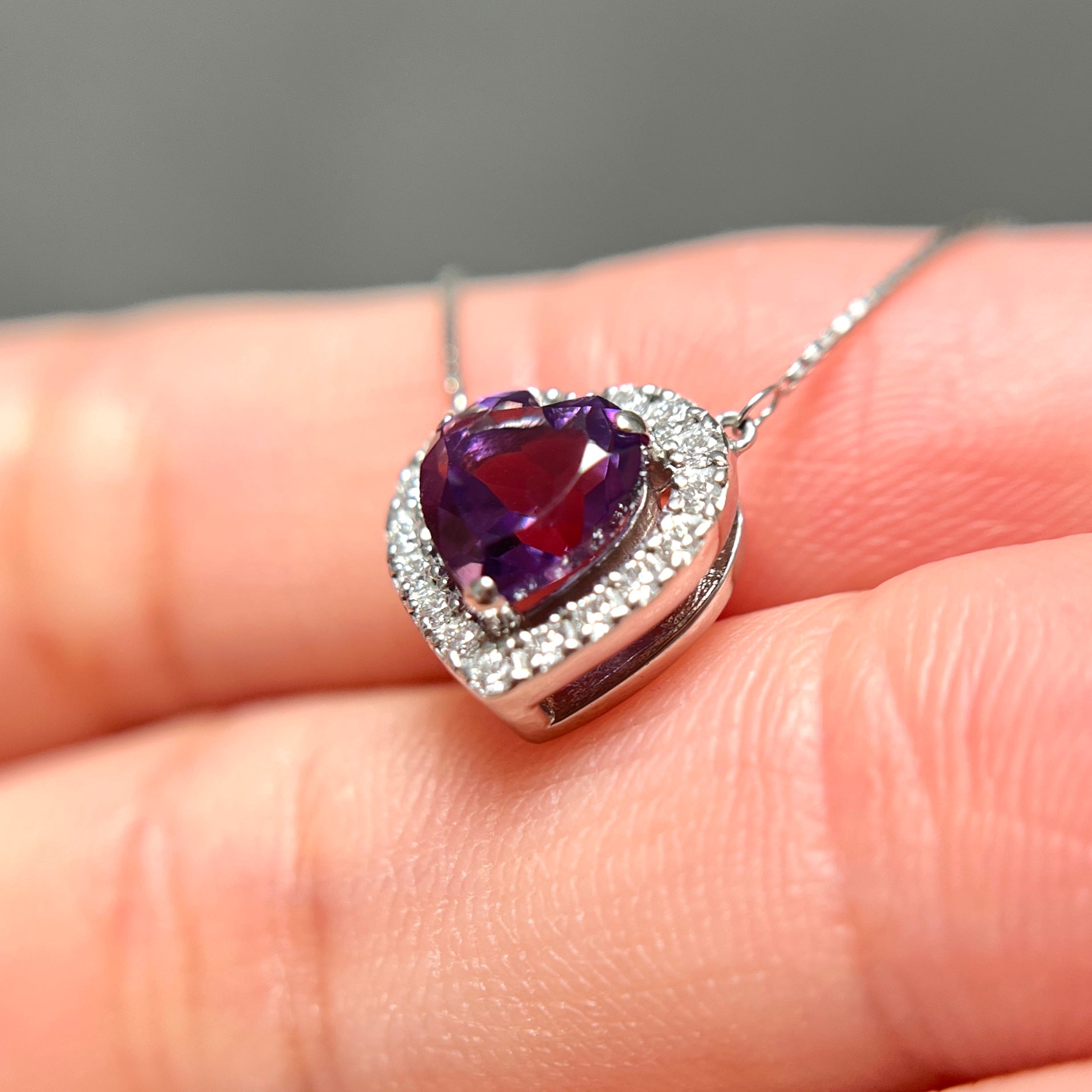 〈一点物〉45:アメシストネックレス(最短お届け対象)