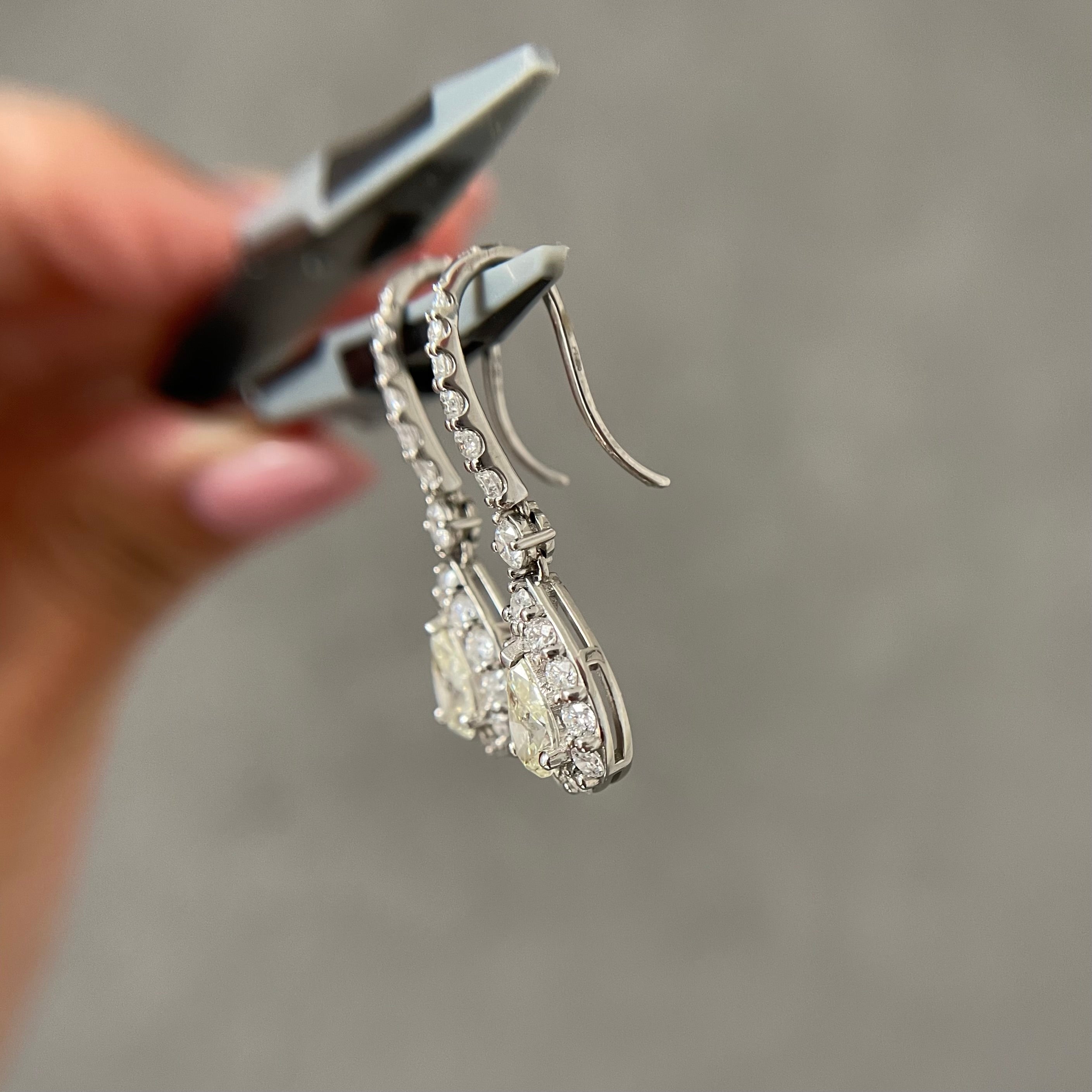 〈一点物〉42:ダイヤモンドピアス