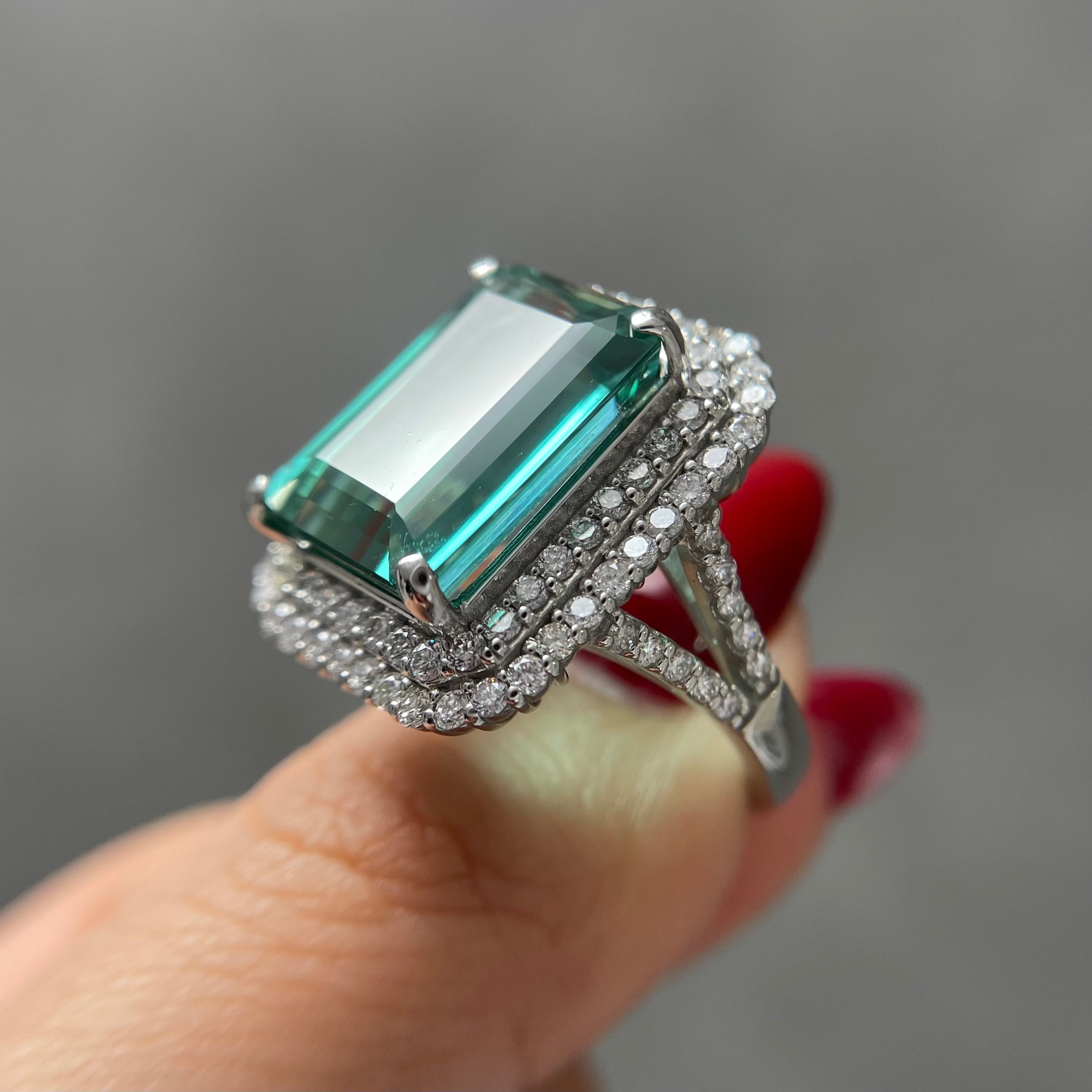 【GIA】〈一点物〉31:グリーントルマリンリング(最短お届け対象)