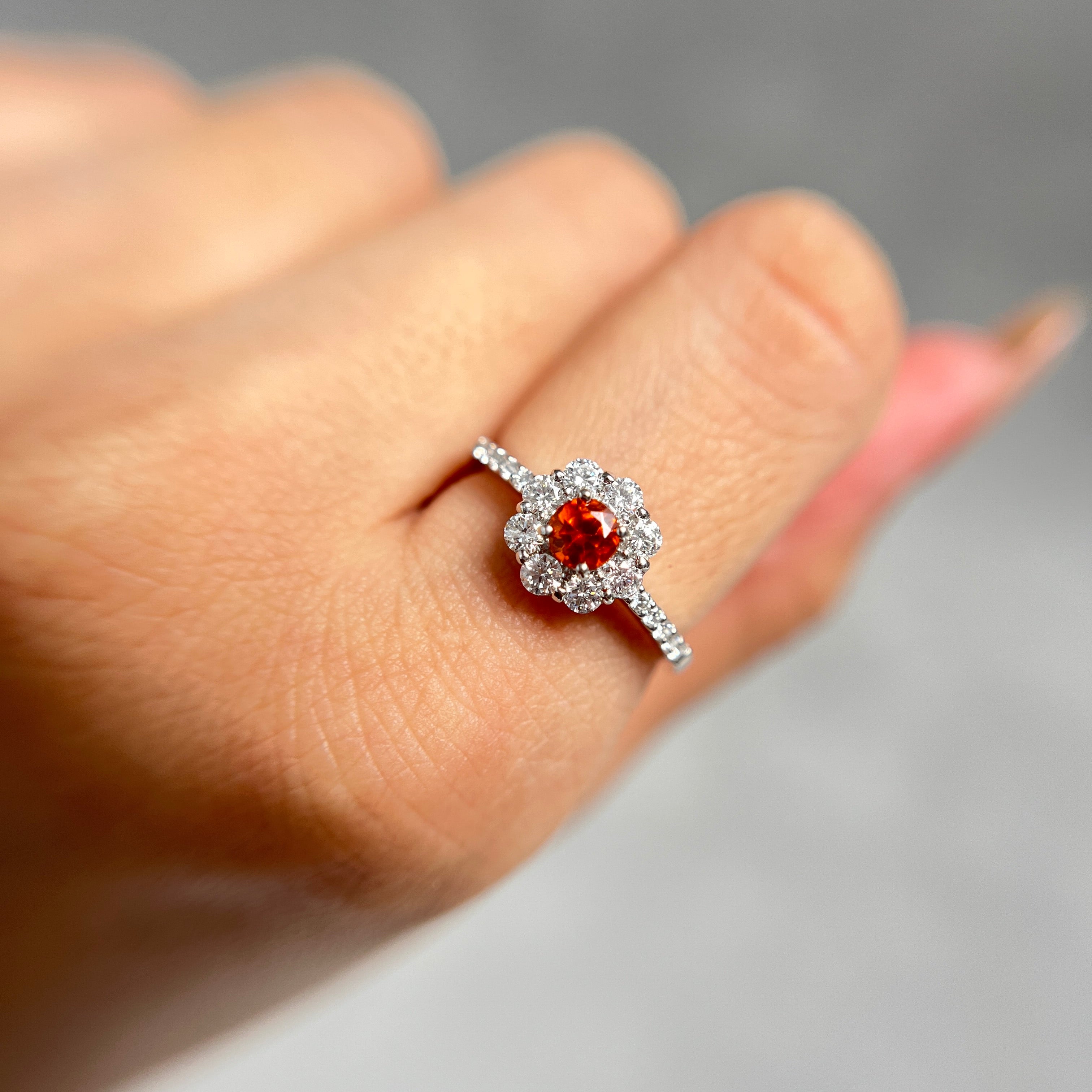 〈一点物〉86:スペサタイトガーネットリング(最短お届け対象)