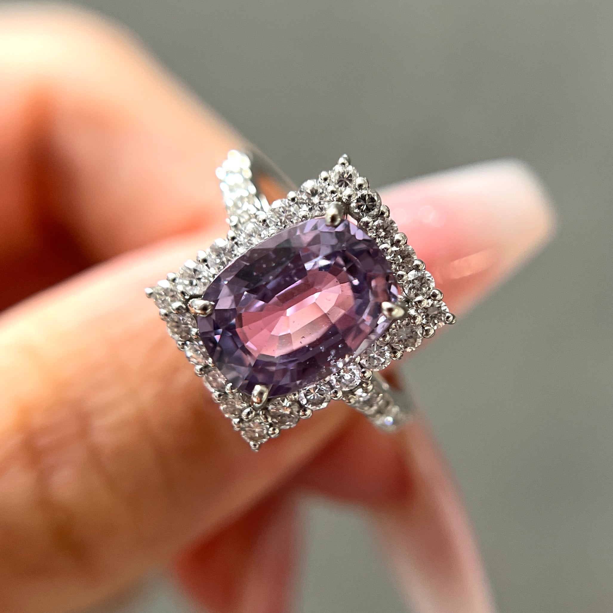 20:【GIA】ノーヒートパープルサファイア リング