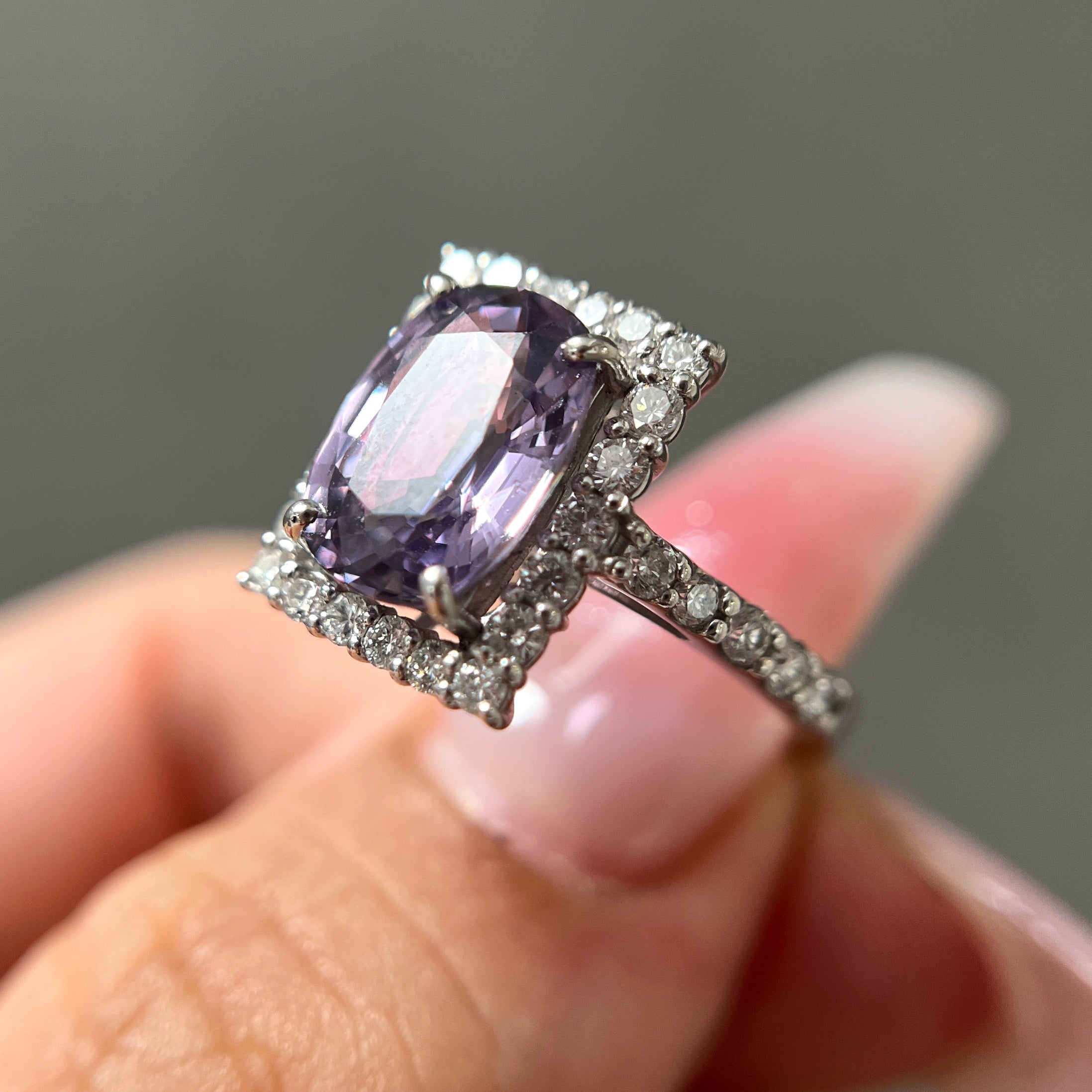 20:【GIA】ノーヒートパープルサファイア リング
