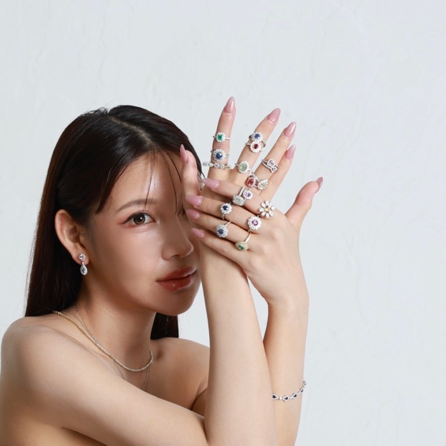 〈一点物〉43:アクワマリン/モルガナイトピアス(最短お届け対象)