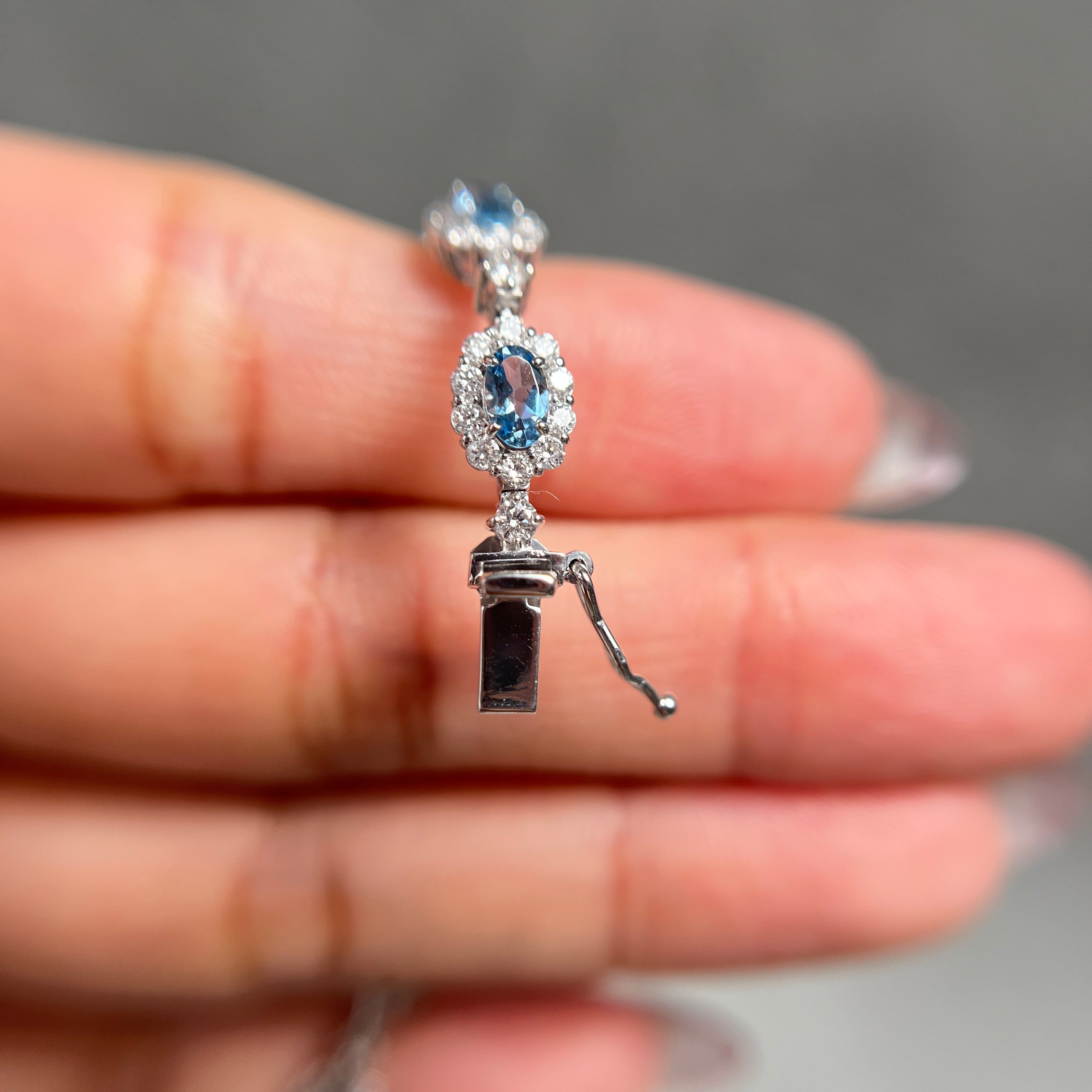 〈一点物〉175:アクワマリンブレスレット