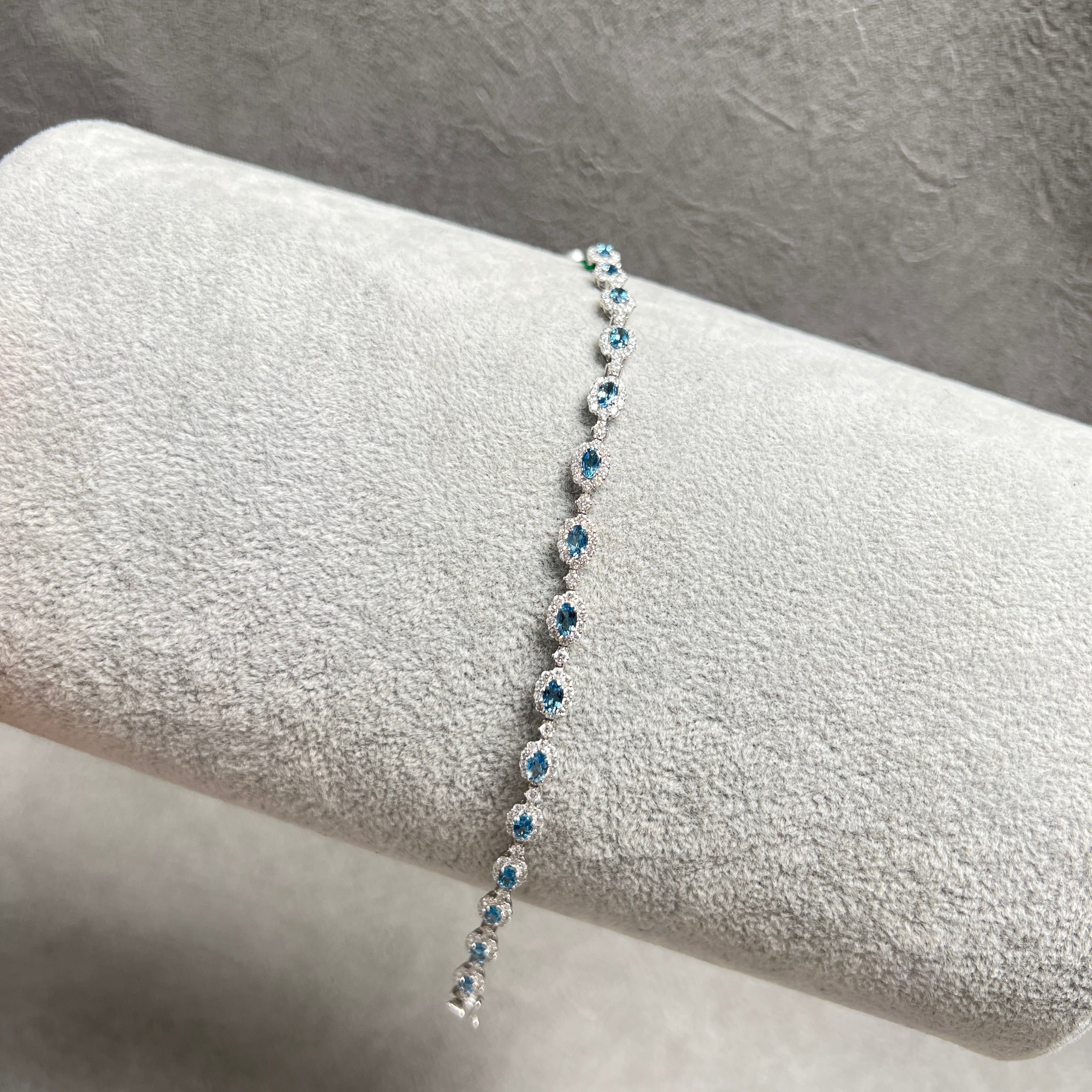 〈一点物〉175：アクワマリンブレスレット