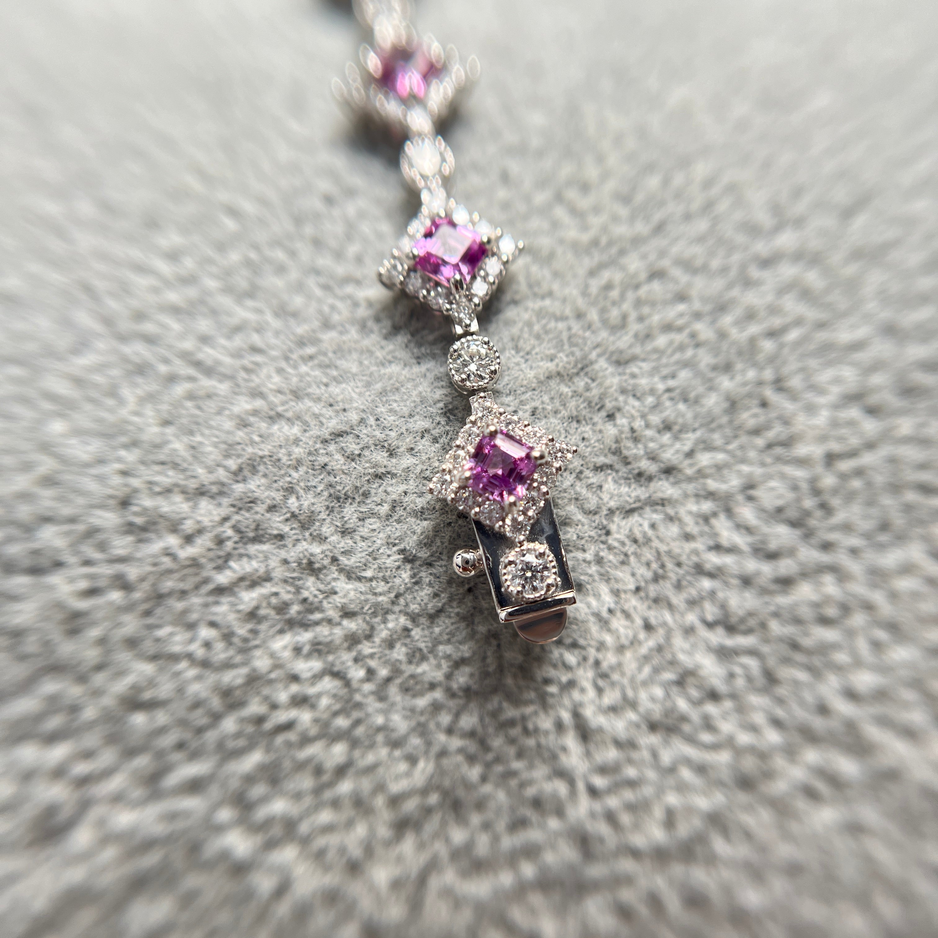 【GIA】〈一点物〉173：ノーヒートサファイアブレスレット