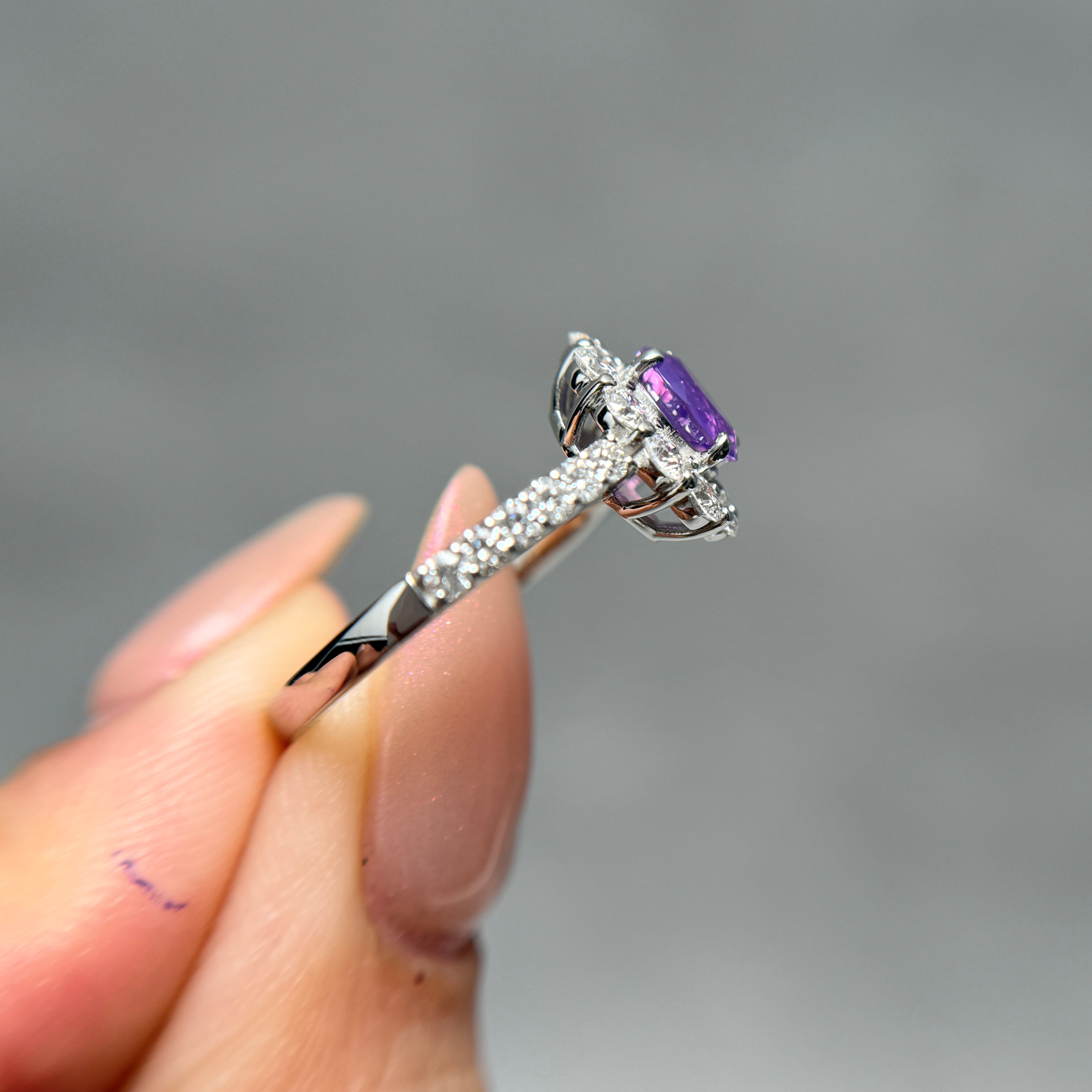 【GIA】〈一点物〉6：スリランカ産ノーヒートサファイアリング（最短お届け対象）