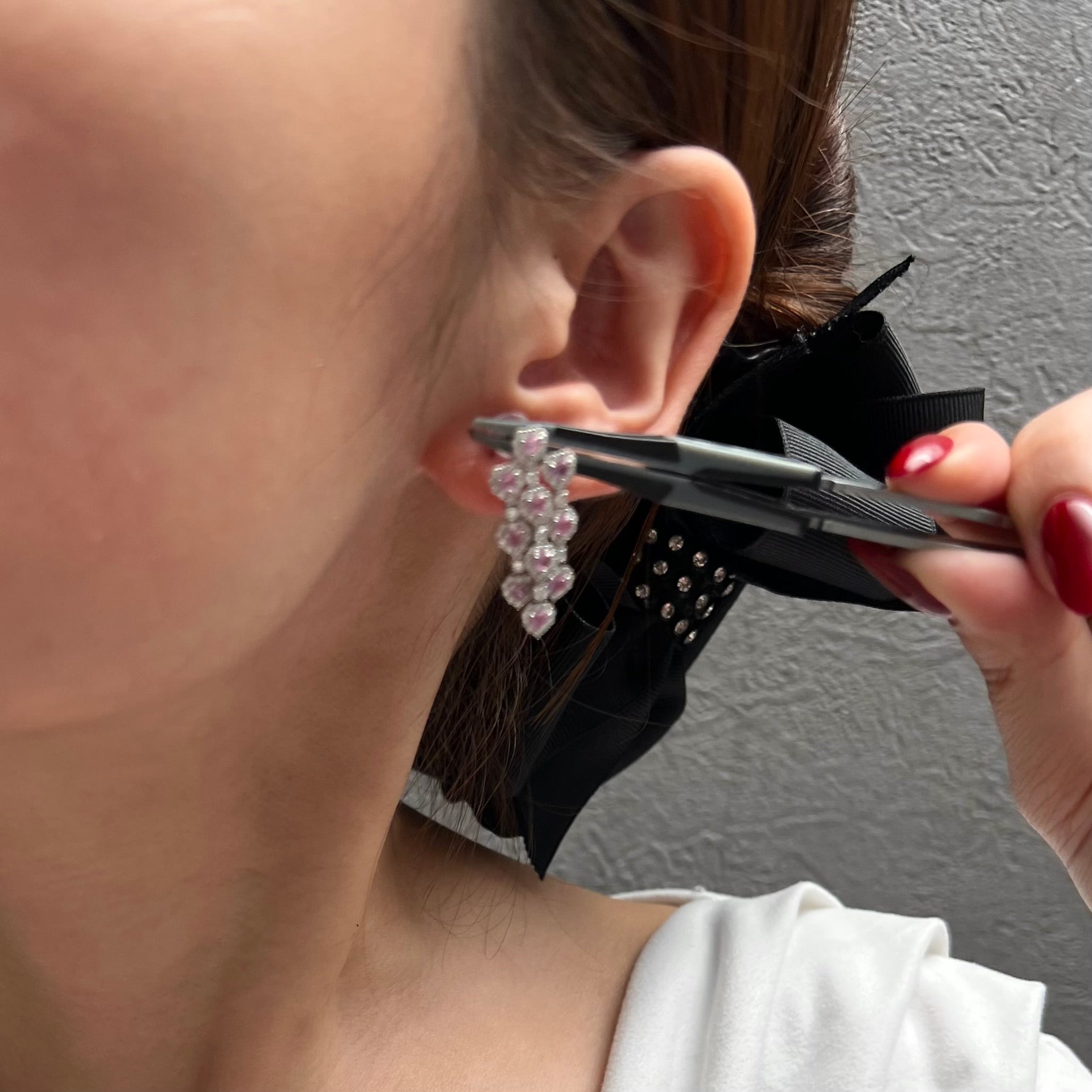 ピアス　プラチナ　ムーンストーン　ピンクサファイア 楽天市場】桜 ピアス プラチナ 花 さくら 一粒 ジュエリー