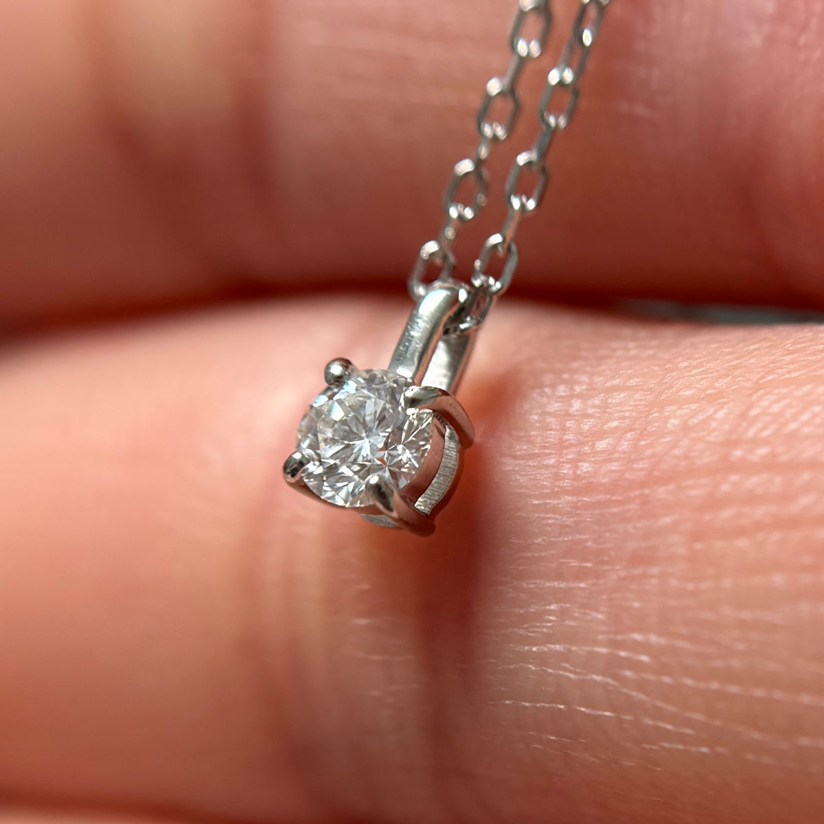 【F/VS/3EX】【GIA】0.2ct一粒ダイヤネックレス