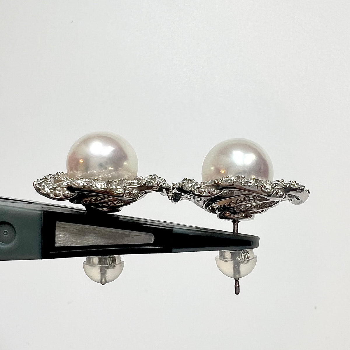 【アコヤ9ｰ9.5mm】ロゼピアス