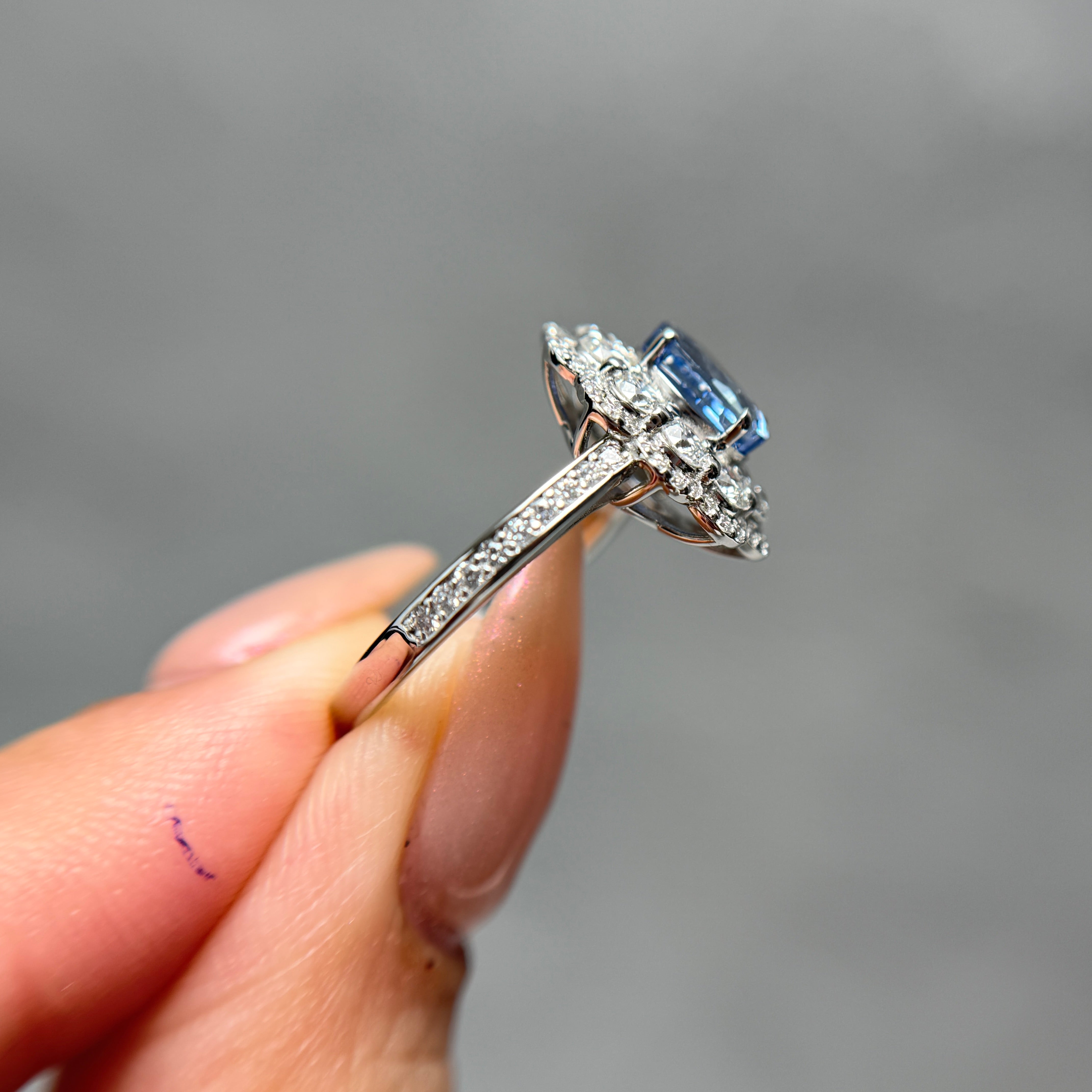 【GIA】〈一点物〉10：スリランカ産ノーヒートサファイアリング（最短お届け対象）