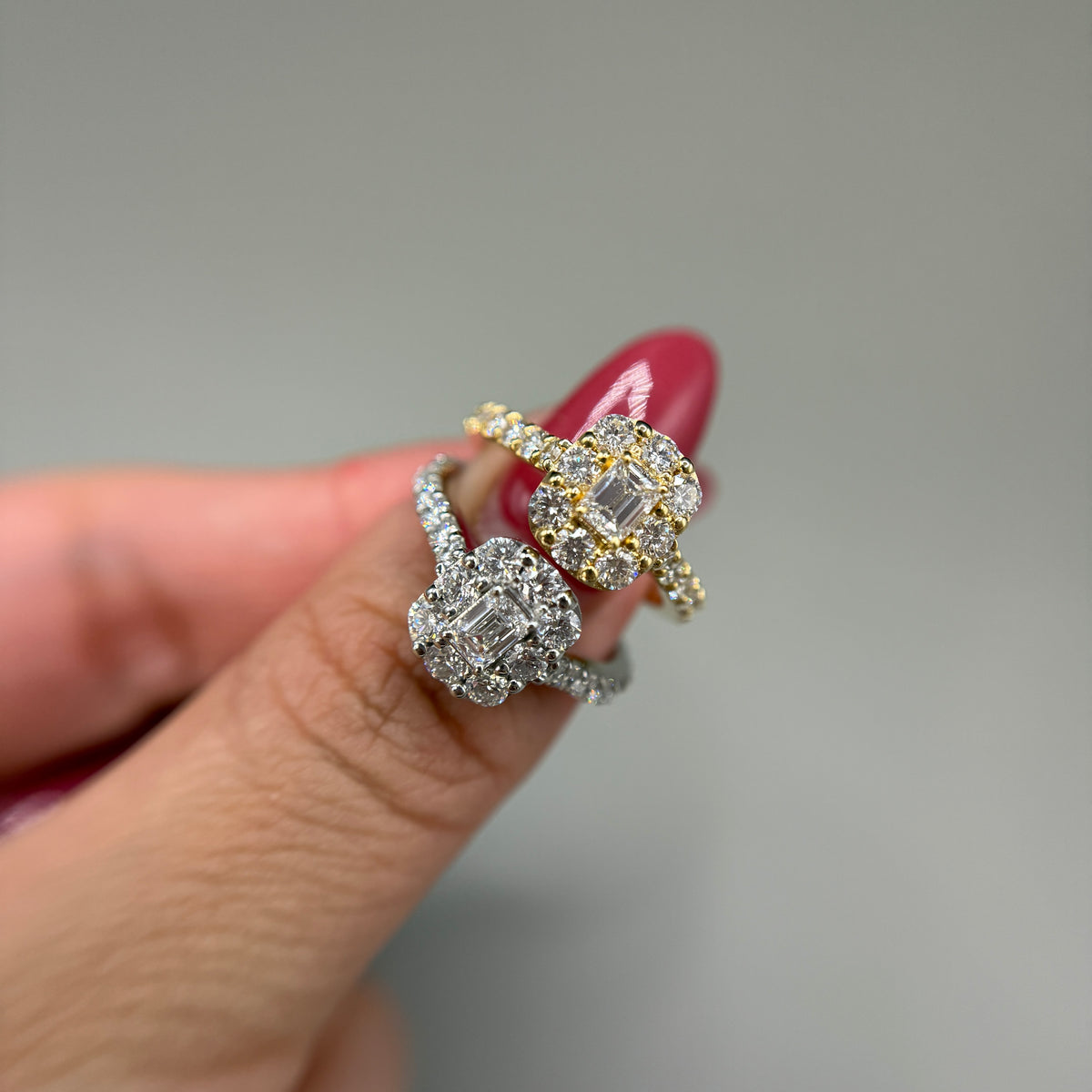 【GIA】0.3ct取り巻きダイヤリング