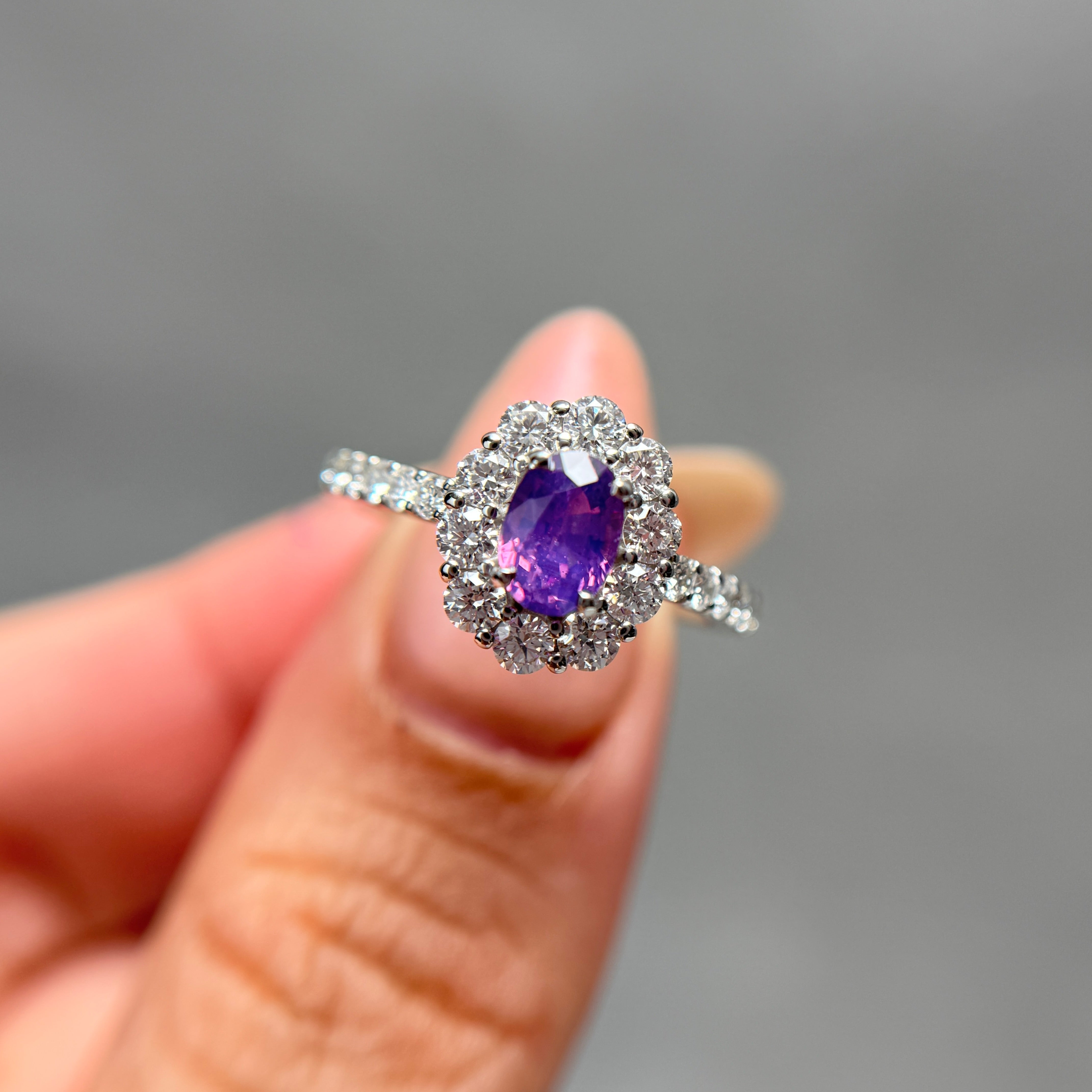 【GIA】〈一点物〉6：スリランカ産ノーヒートサファイアリング（最短お届け対象）
