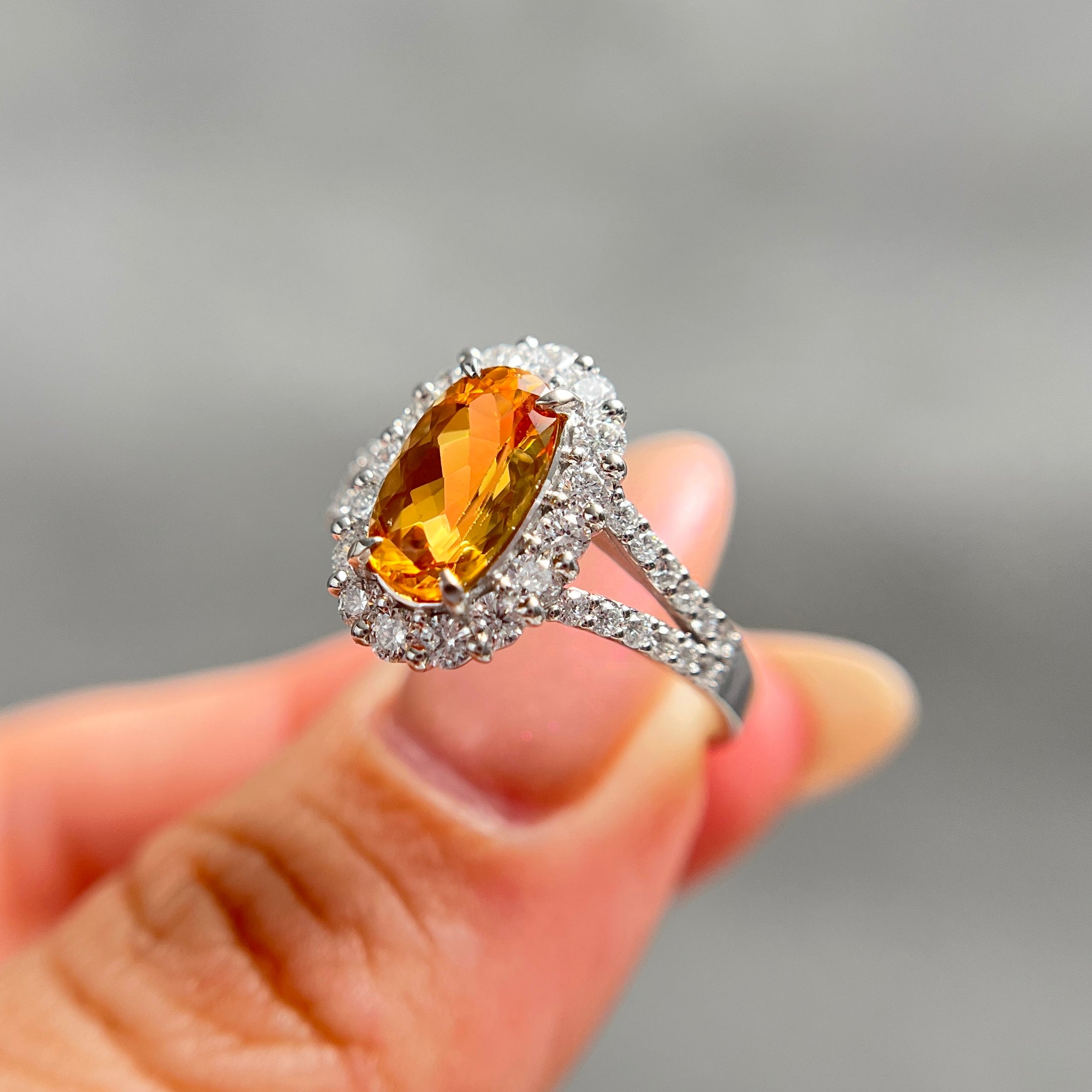 【GIA】〈一点物〉79：インペリアルトパーズリング（最短お届け対象）