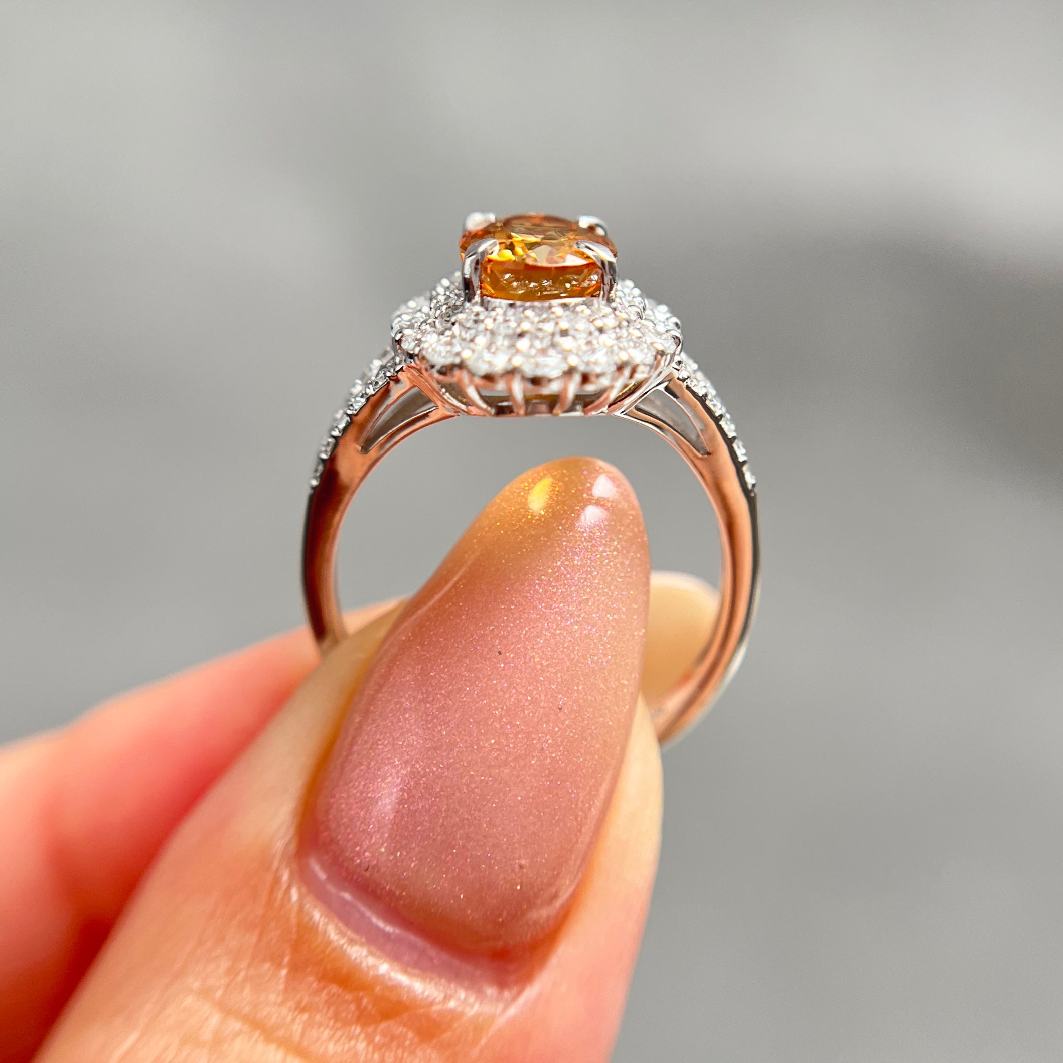 【GIA】〈一点物〉80：インペリアルトパーズリング（最短お届け対象）