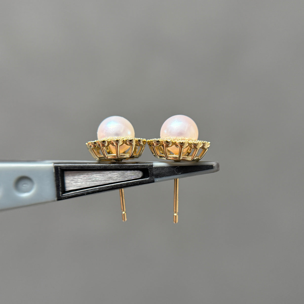 【アコヤ6ｰ6.5mm】サンサンピアス