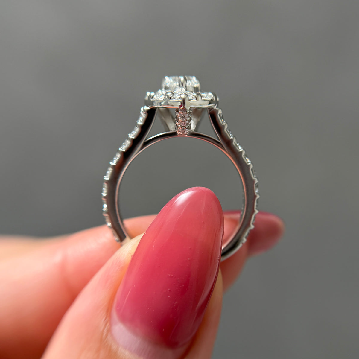 【GIA】0.3ct取り巻きダイヤリング