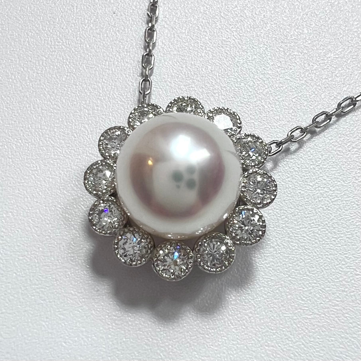 【アコヤ8ｰ8.5mm】サンサンネックレス