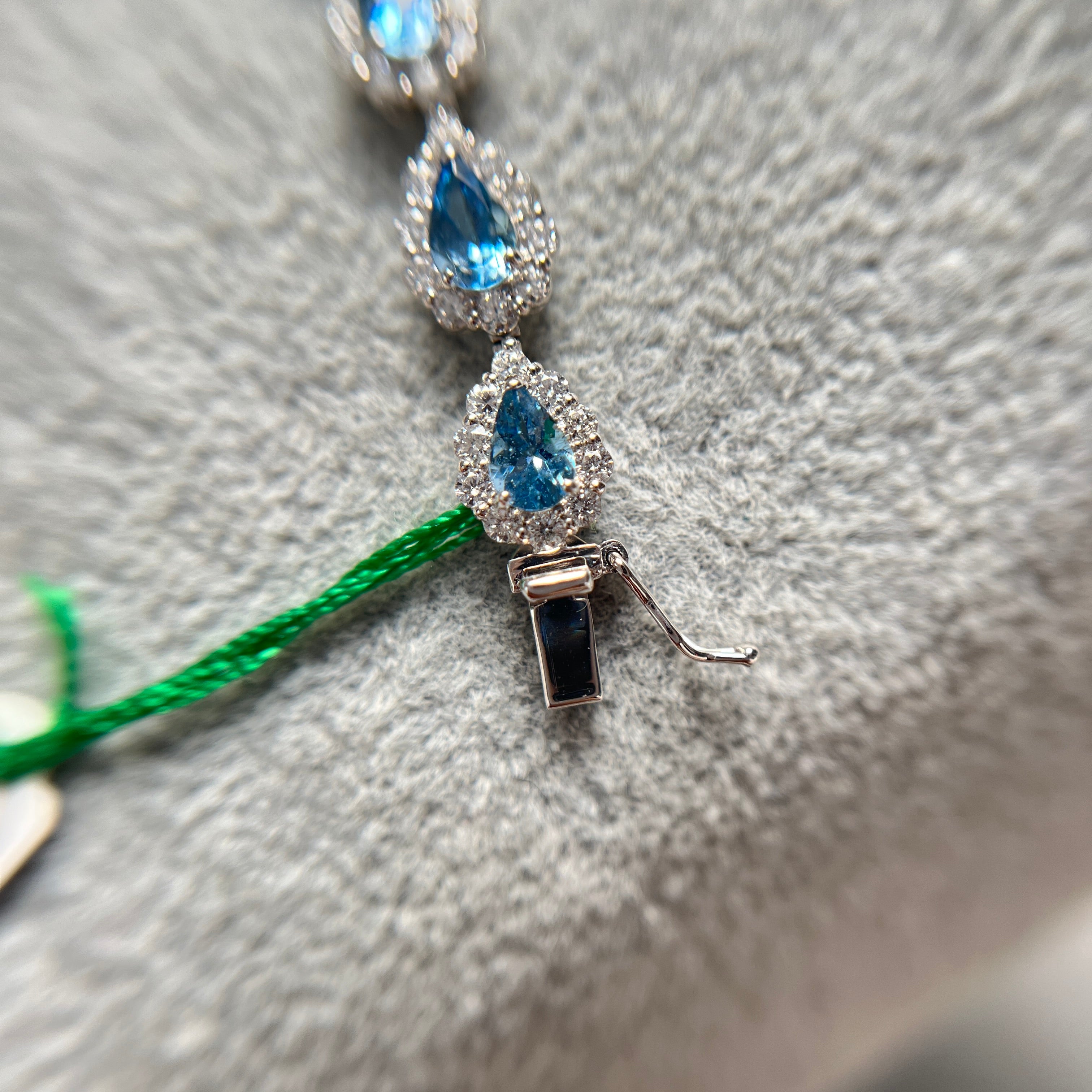 〈一点物〉174：アクワマリンブレスレット
