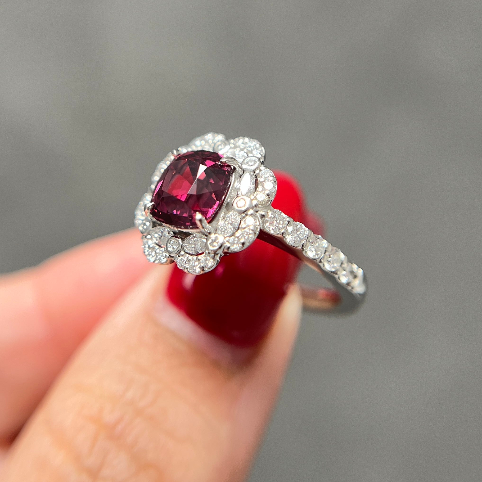 【GIA】〈一点物〉39：レッドスピネルリング（最短お届け対象）