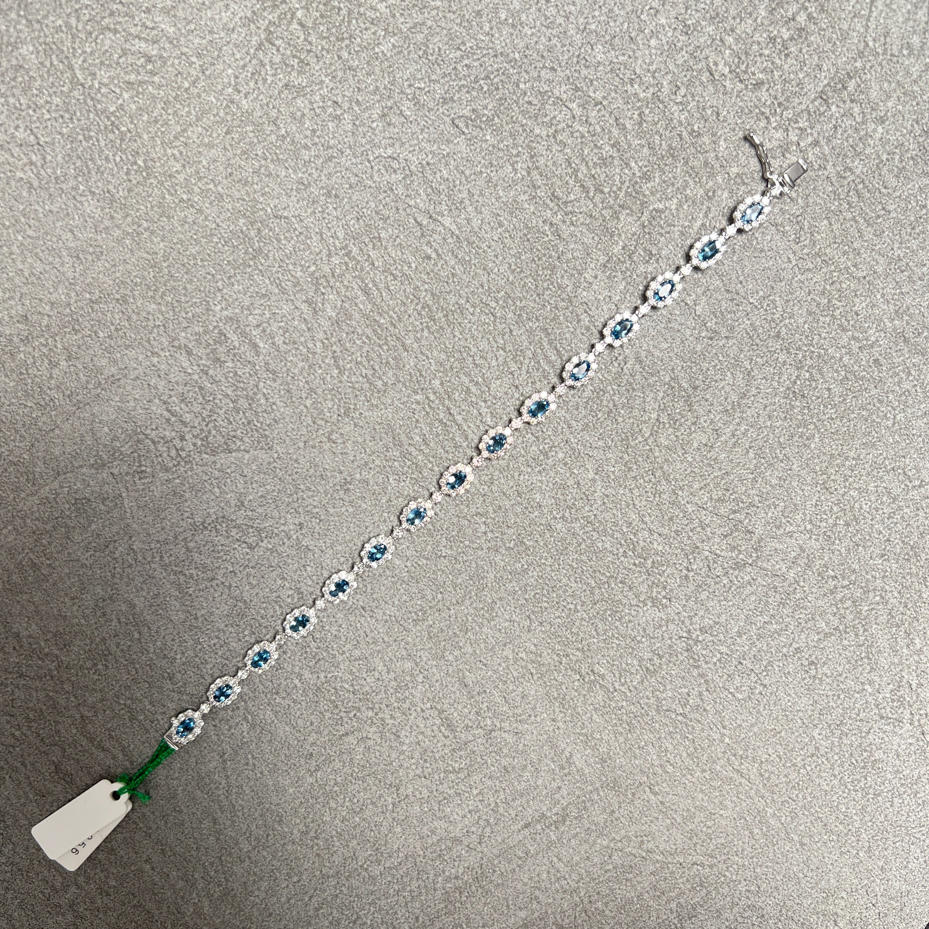 〈一点物〉175：アクワマリンブレスレット