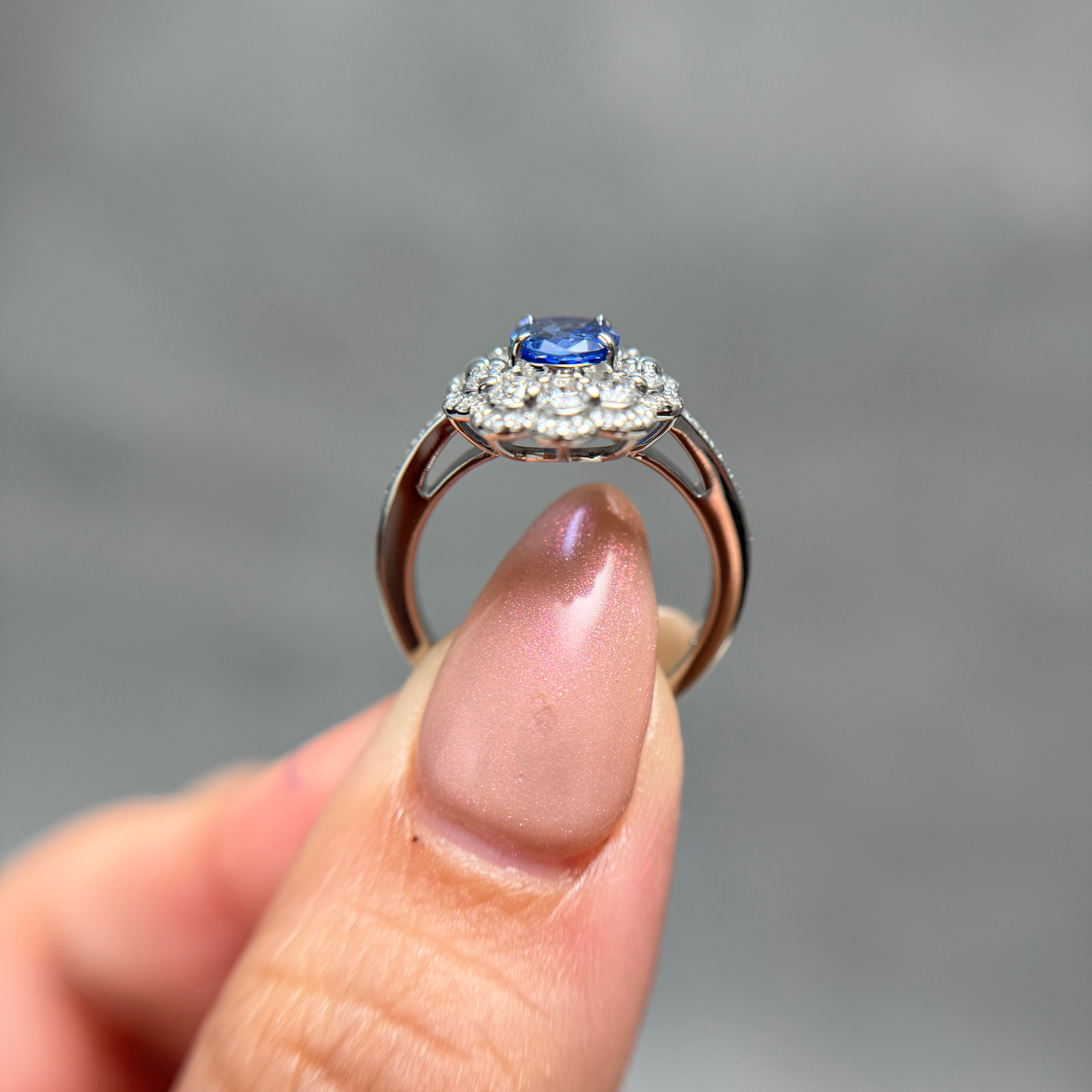 【GIA】〈一点物〉12：スリランカ産ノーヒートサファイアリング（最短お届け対象）