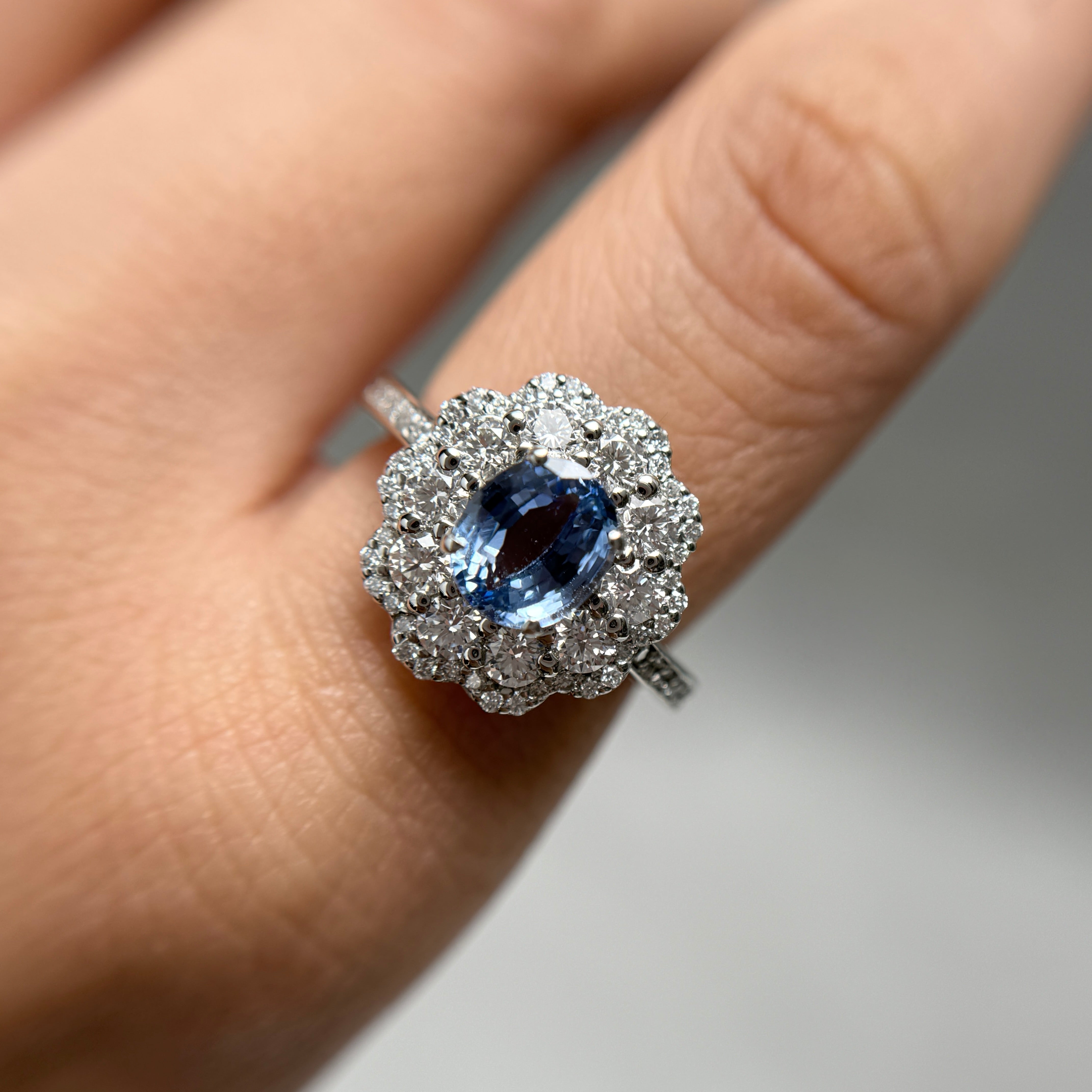 【GIA】〈一点物〉10：スリランカ産ノーヒートサファイアリング（最短お届け対象）
