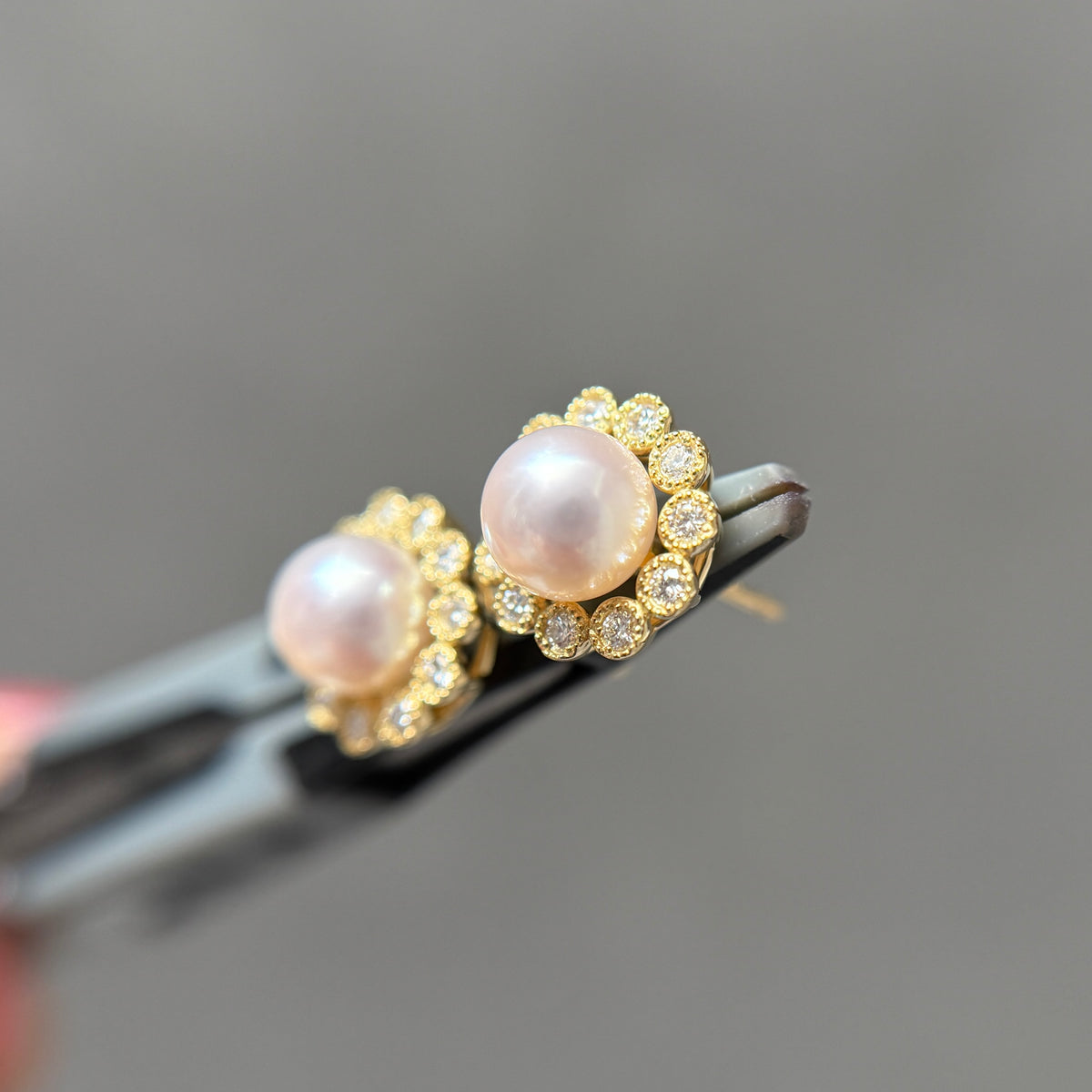 【アコヤ6ｰ6.5mm】サンサンピアス