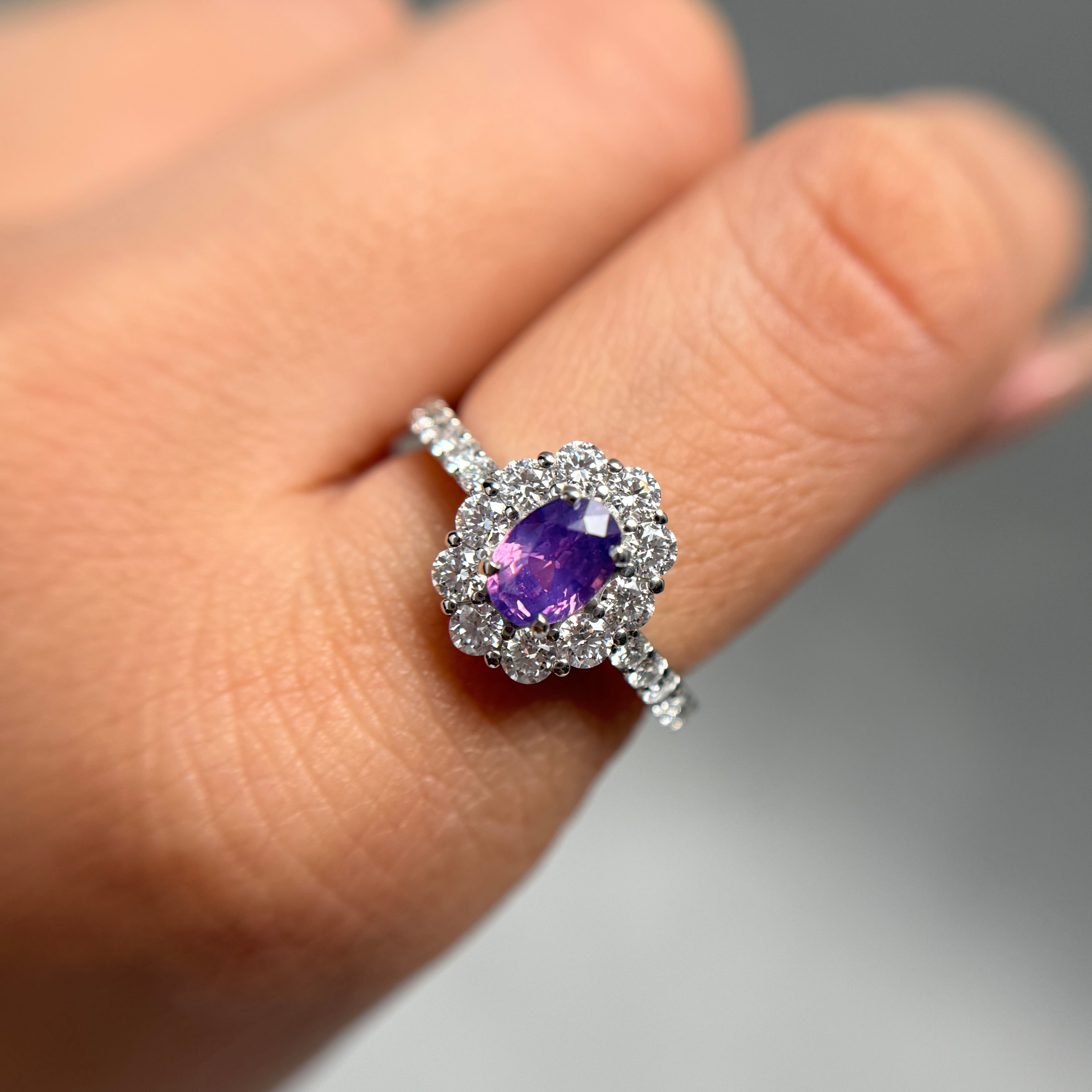 【GIA】〈一点物〉6：スリランカ産ノーヒートサファイアリング（最短お届け対象）