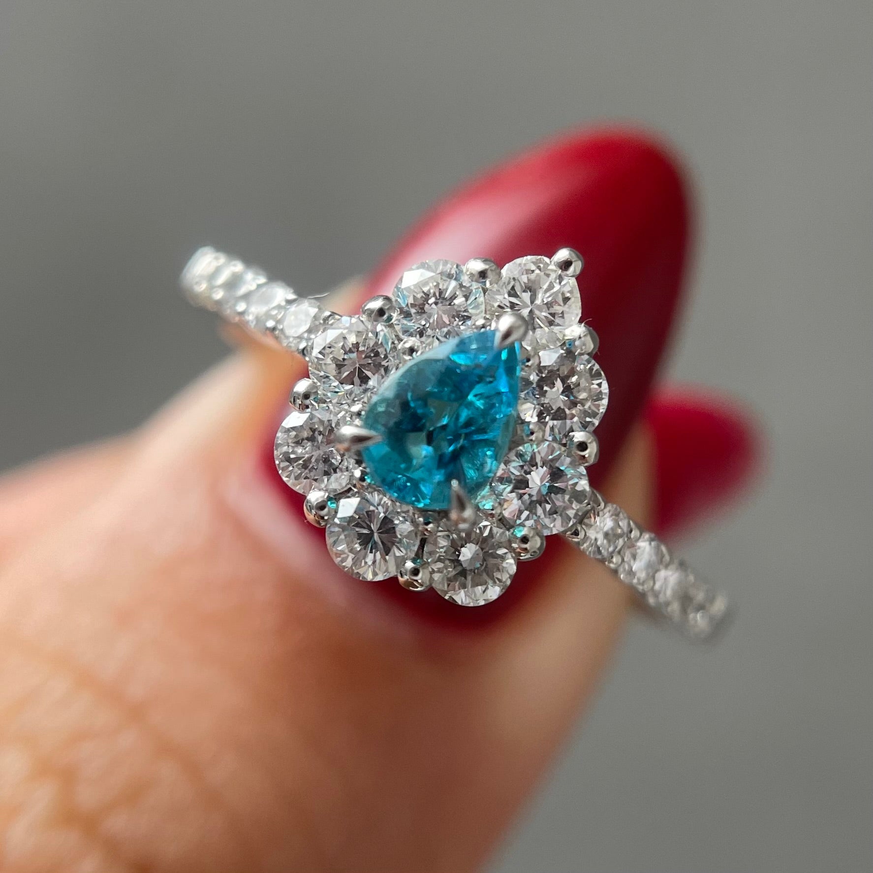 【最終価格】ブラジル産パライバトルマリンリング 1：【GIA】ブラジル産 パライバトルマリン リング
