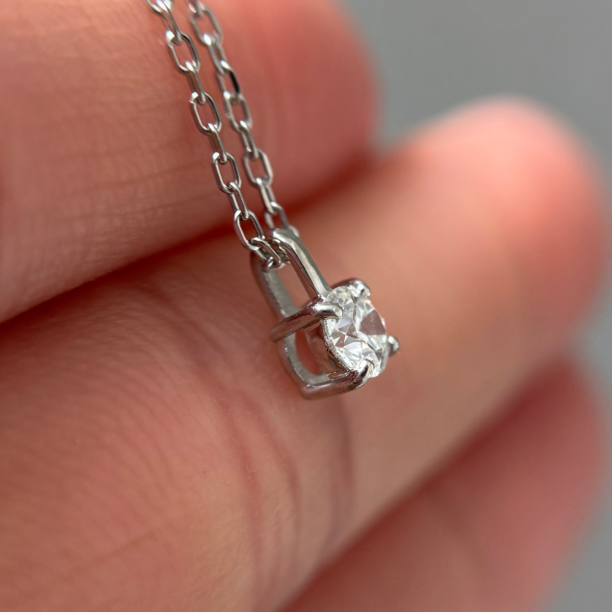 【F/VS/3EX】【GIA】0.2ct一粒ダイヤネックレス