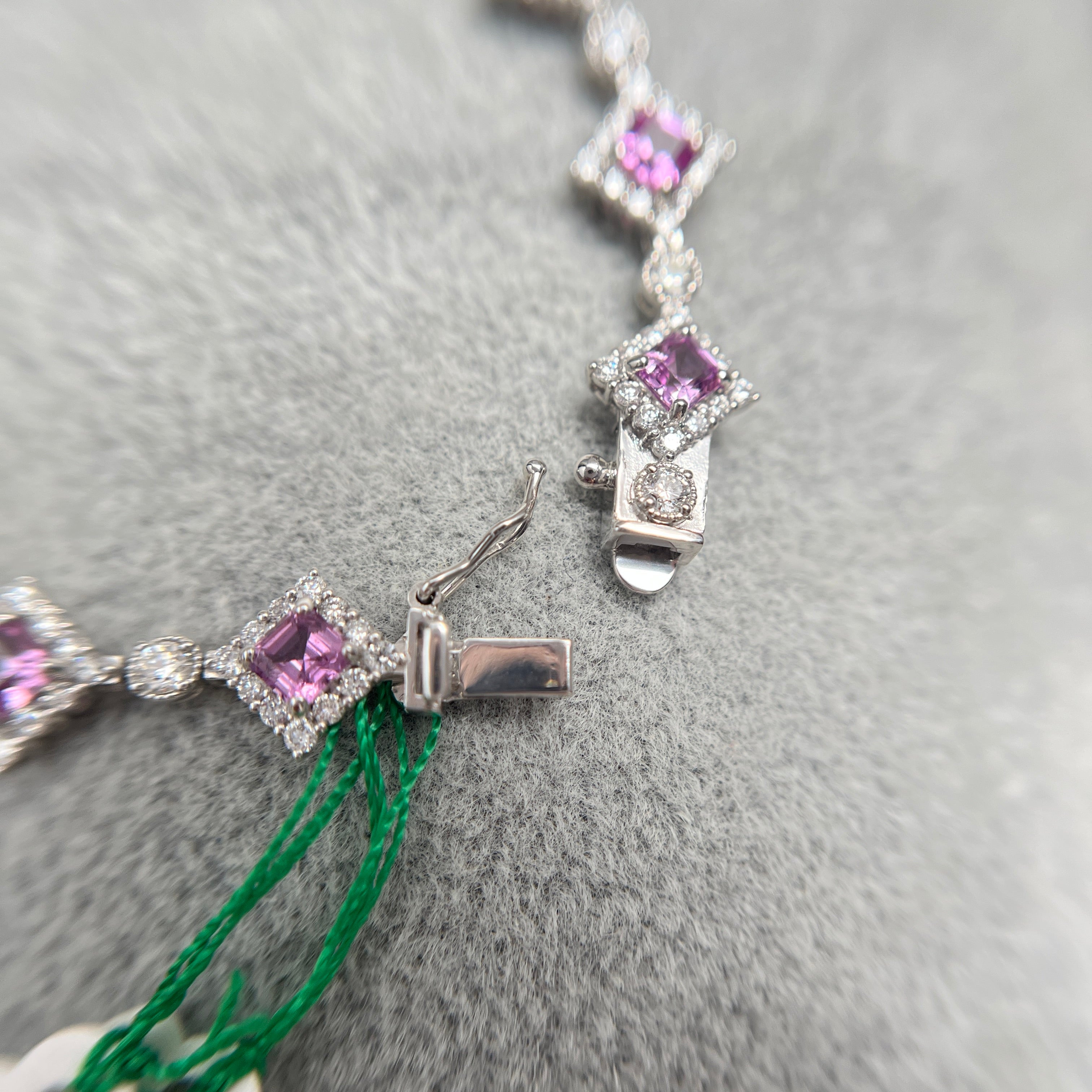 【GIA】〈一点物〉173：ノーヒートサファイアブレスレット