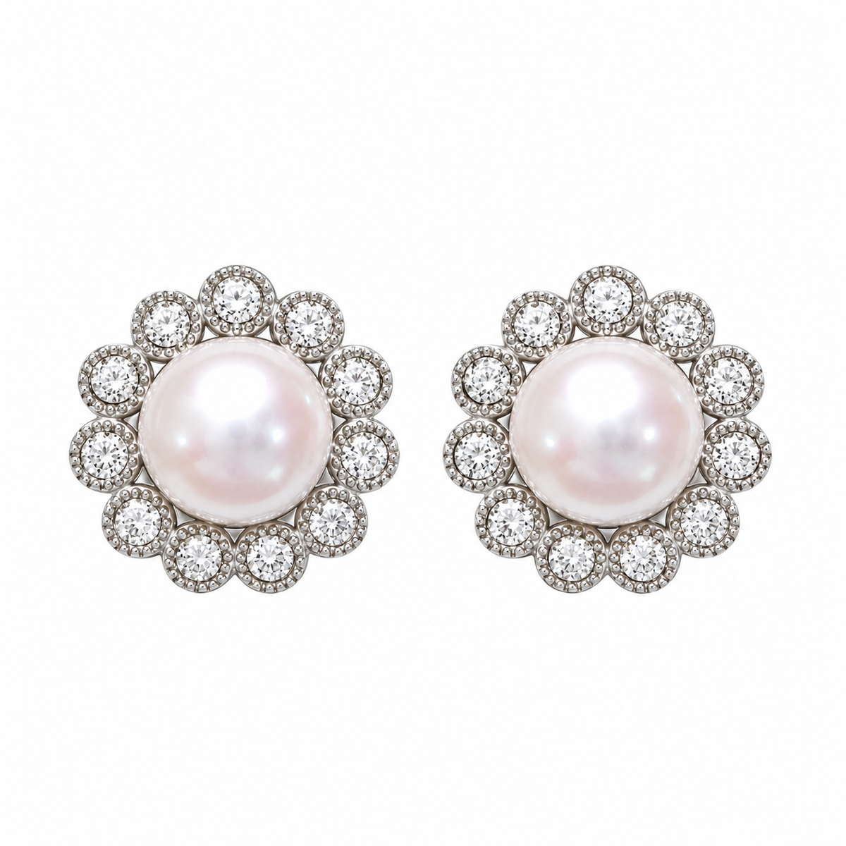 【アコヤ6ｰ6.5mm】サンサンピアス