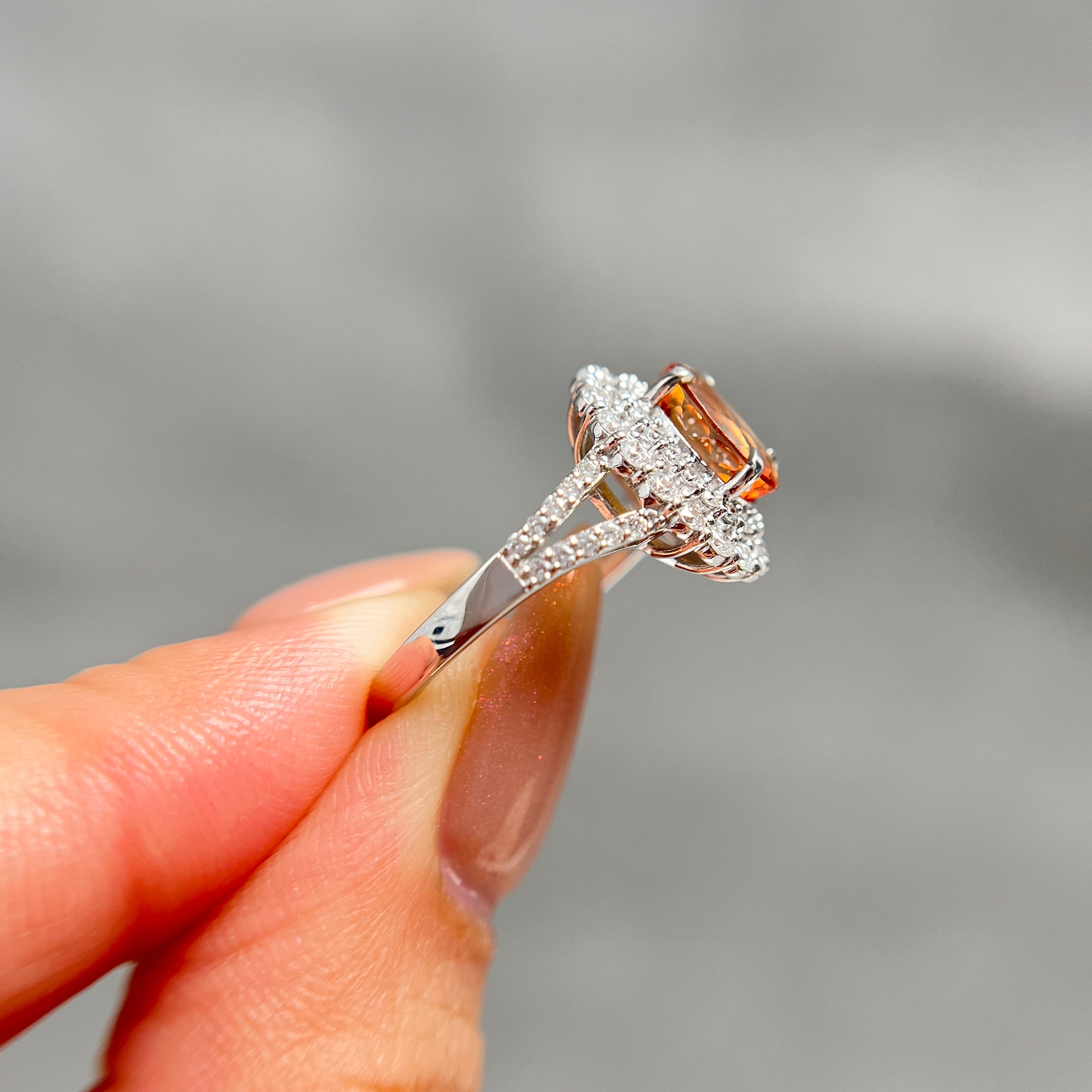 【GIA】〈一点物〉80：インペリアルトパーズリング（最短お届け対象）