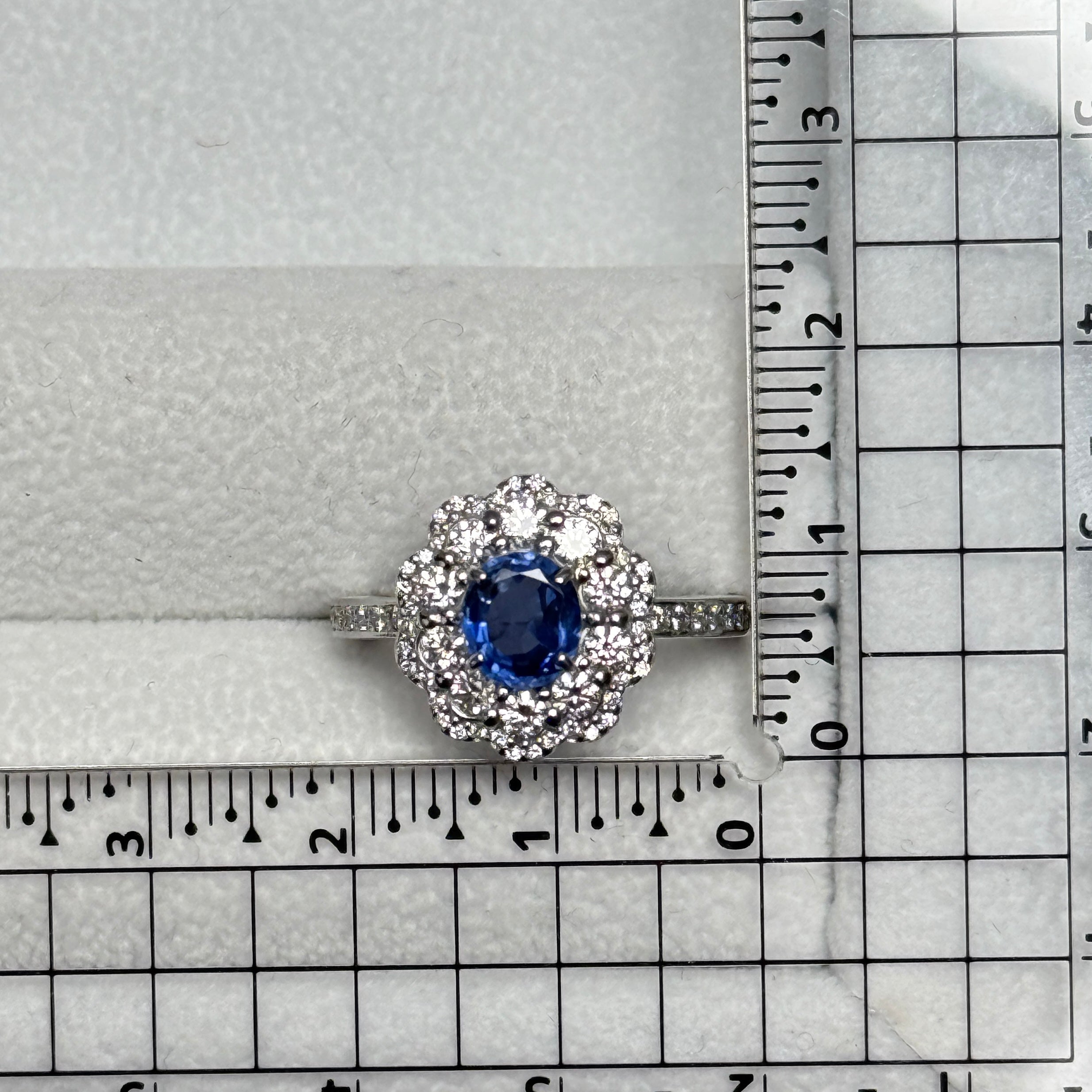 【GIA】〈一点物〉12：スリランカ産ノーヒートサファイアリング（最短お届け対象）