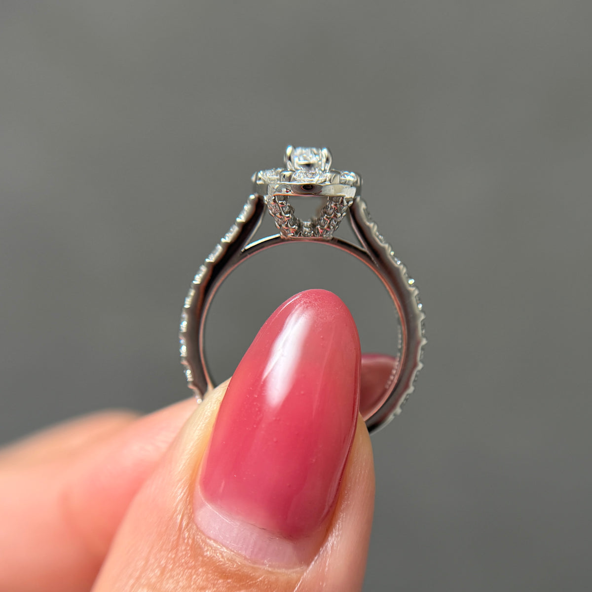 【GIA】0.3ct取り巻きダイヤリング