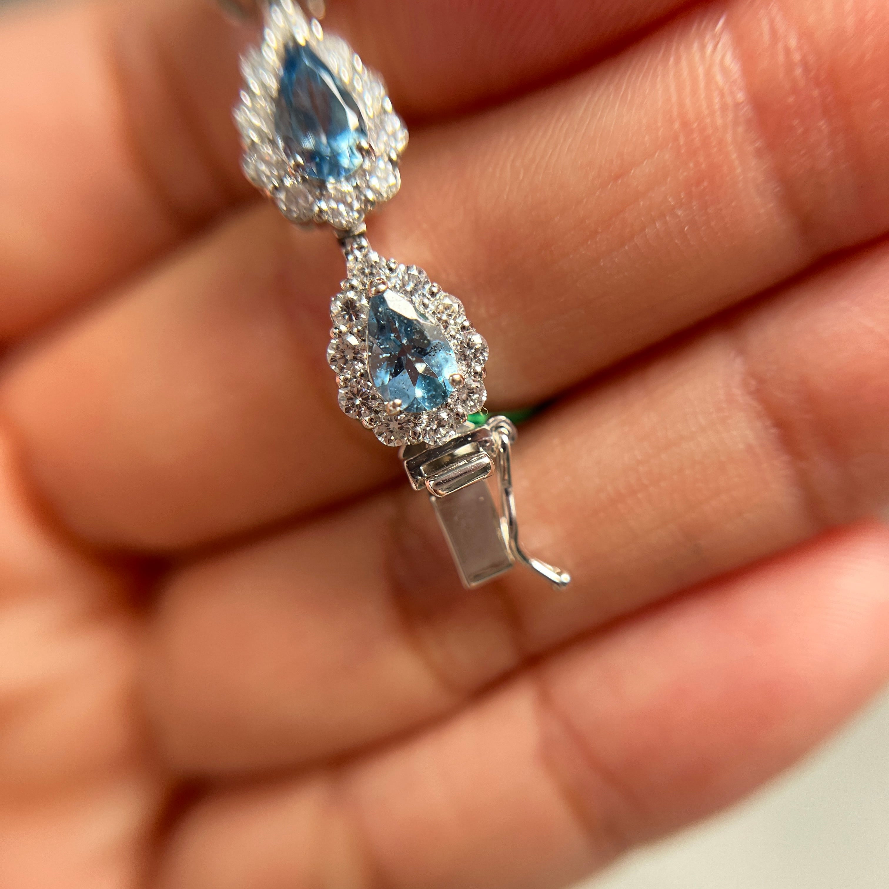 〈一点物〉174：アクワマリンブレスレット