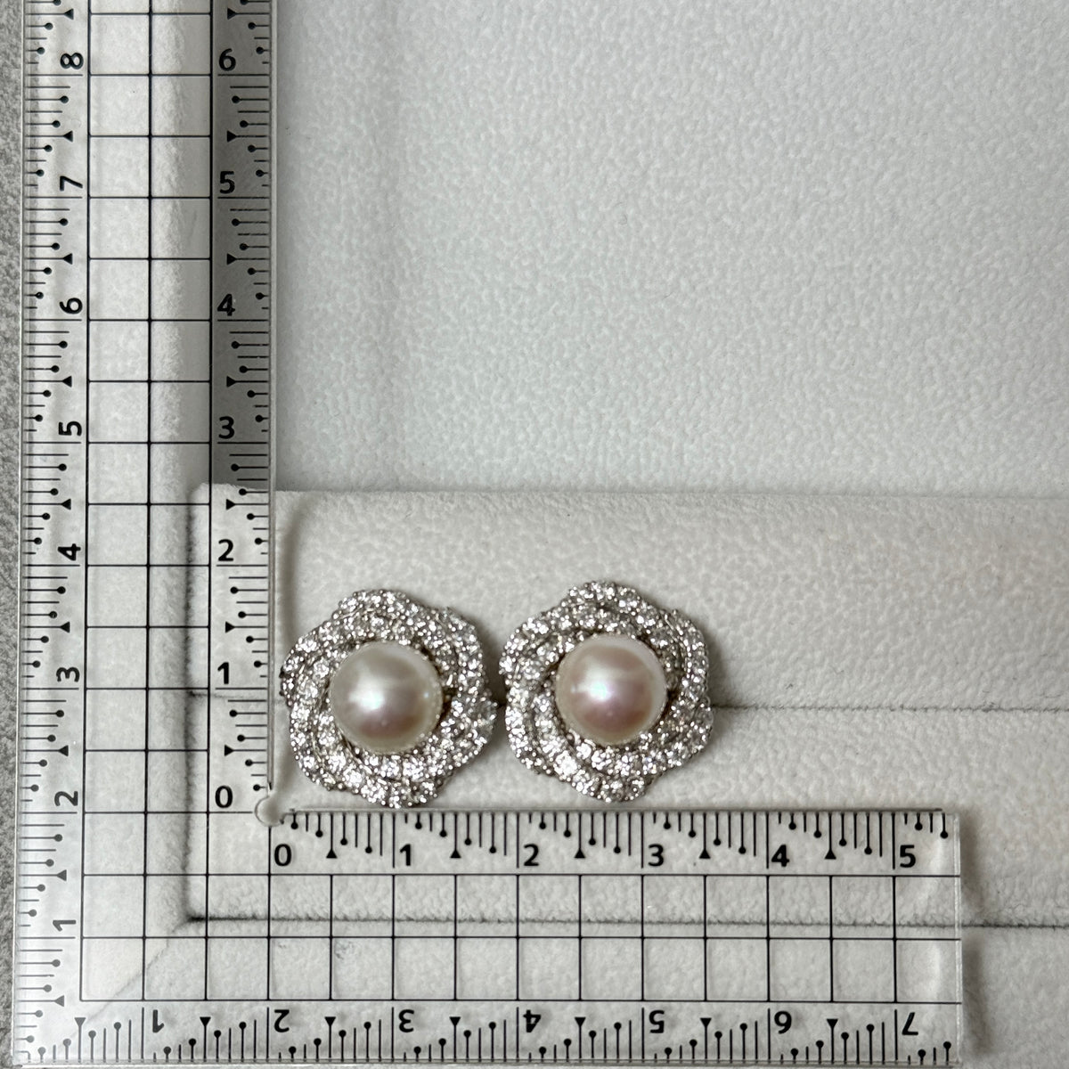 【アコヤ9ｰ9.5mm】ロゼピアス