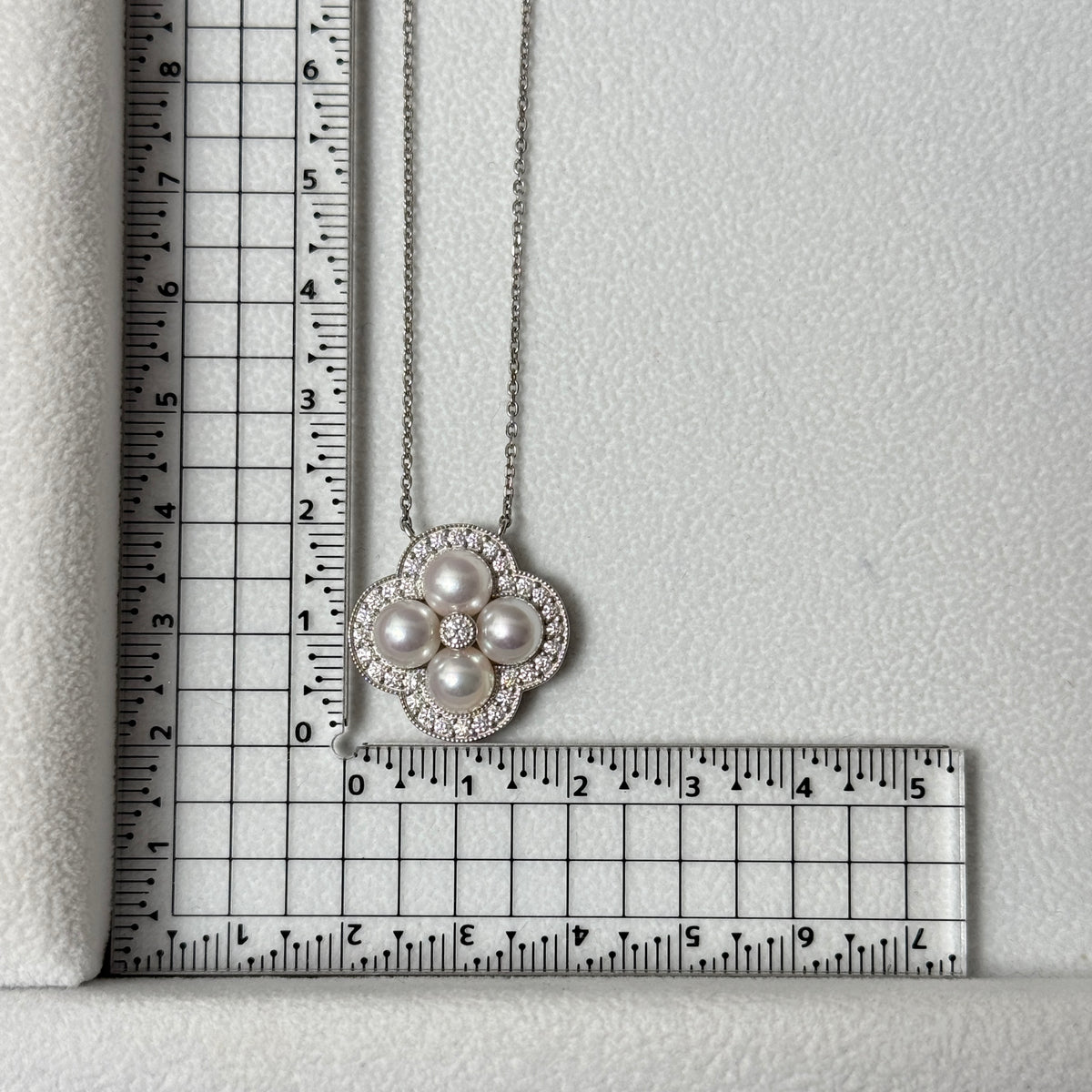 【アコヤ5.8-6.0mm】マーブルネックレス