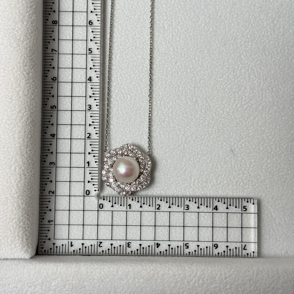 【アコヤ9ｰ9.5mm】ロゼネックレス