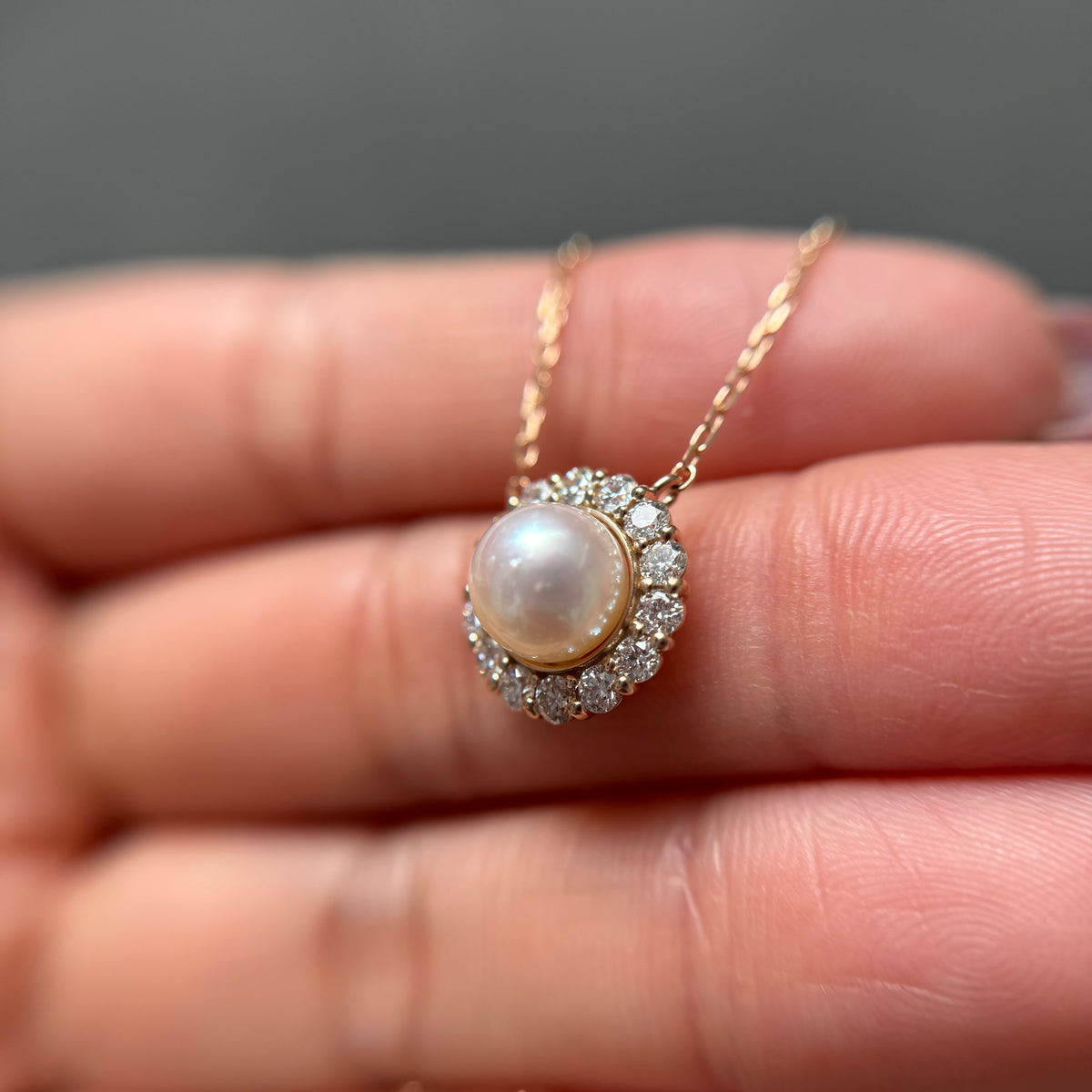 【アコヤ7‐7.5mm】テリテリネックレス