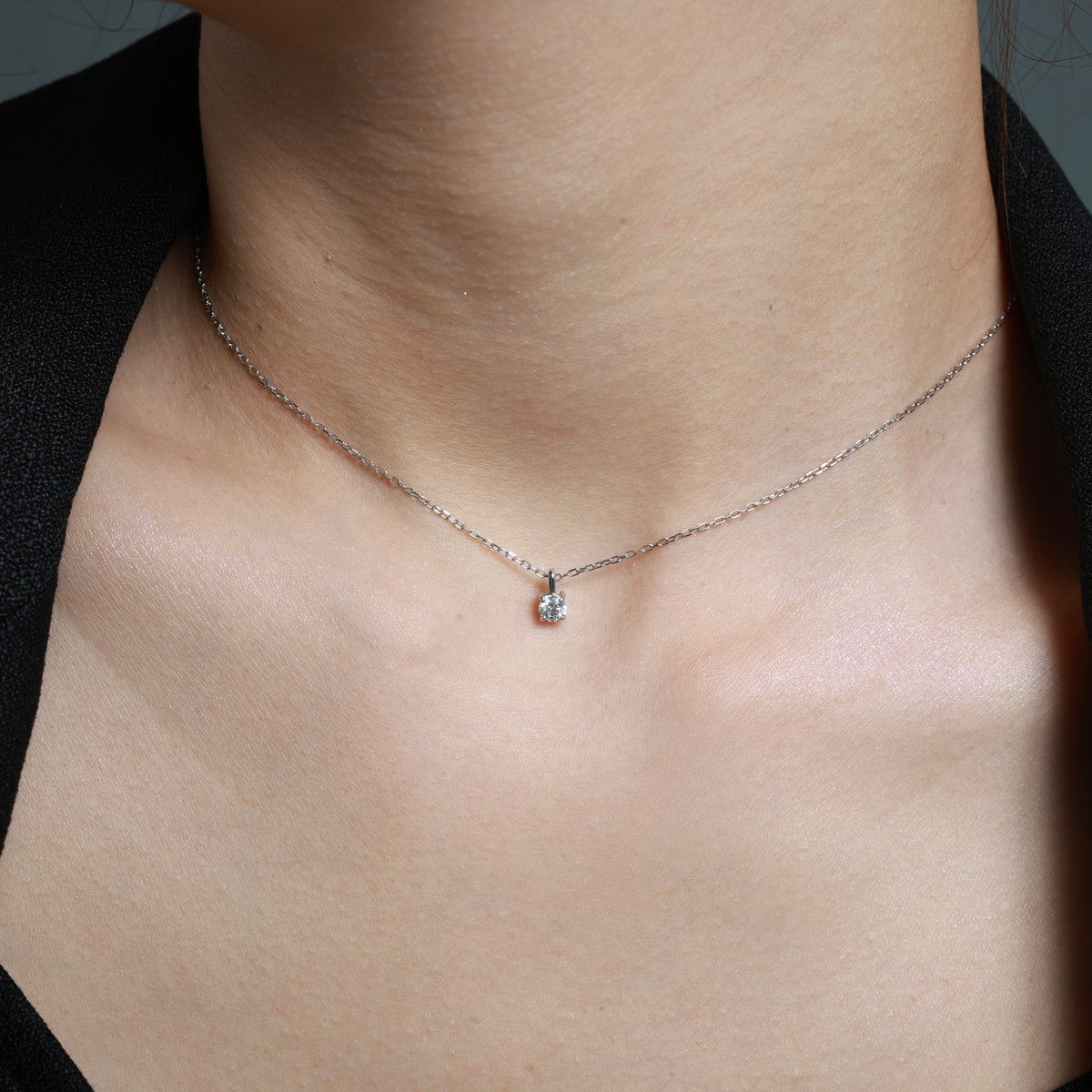 【F/VS/3EX】【GIA】0.2ct一粒ダイヤネックレス